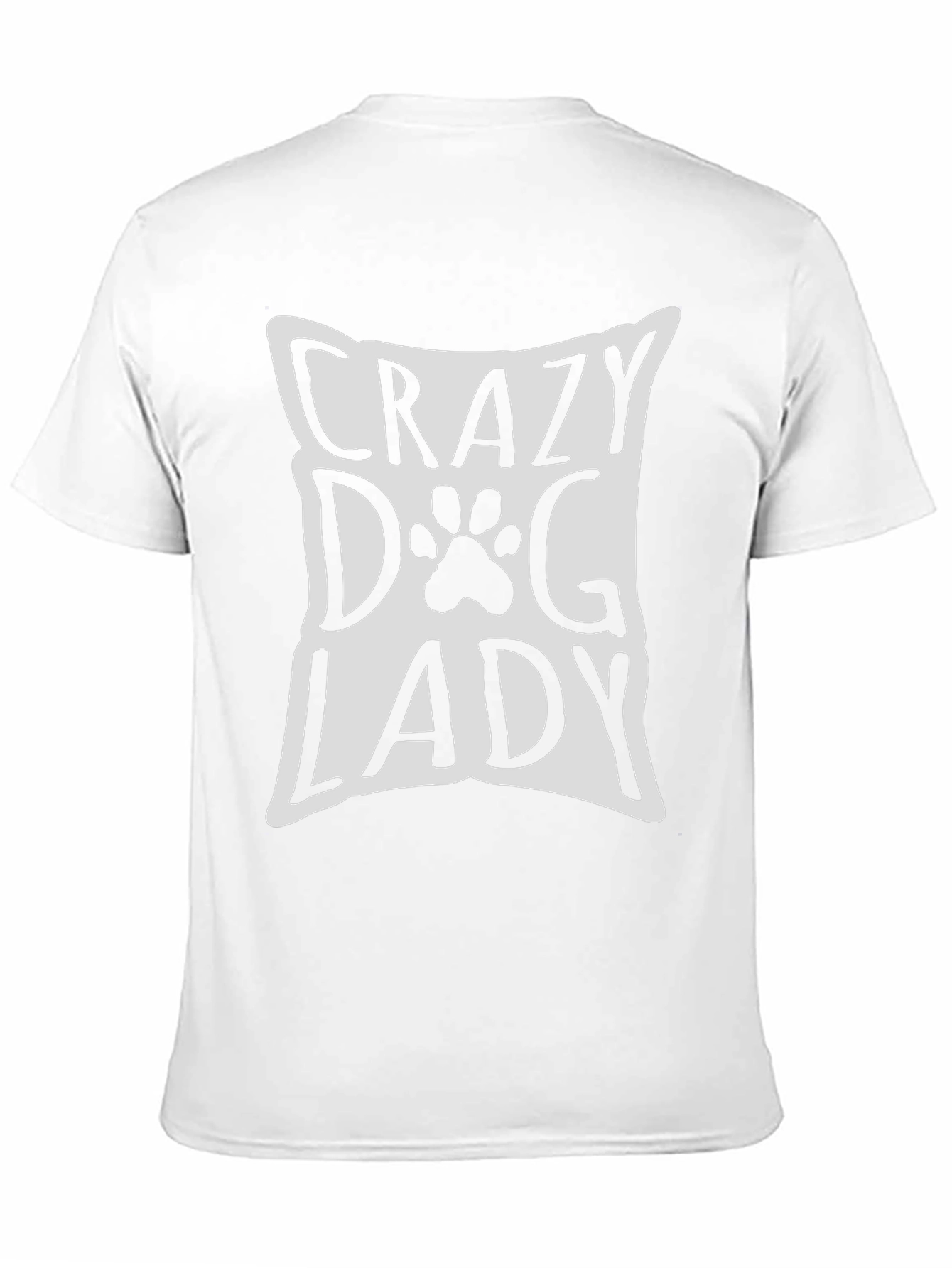 Crazy Dog Lady Graphic Tee - Black Cotton T-Shirt