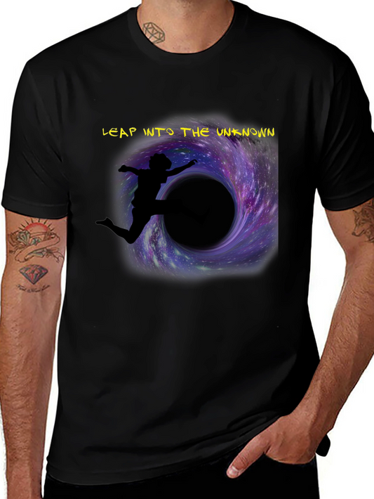 Leap into the Unknown T-Shirt Space Graphic Tee