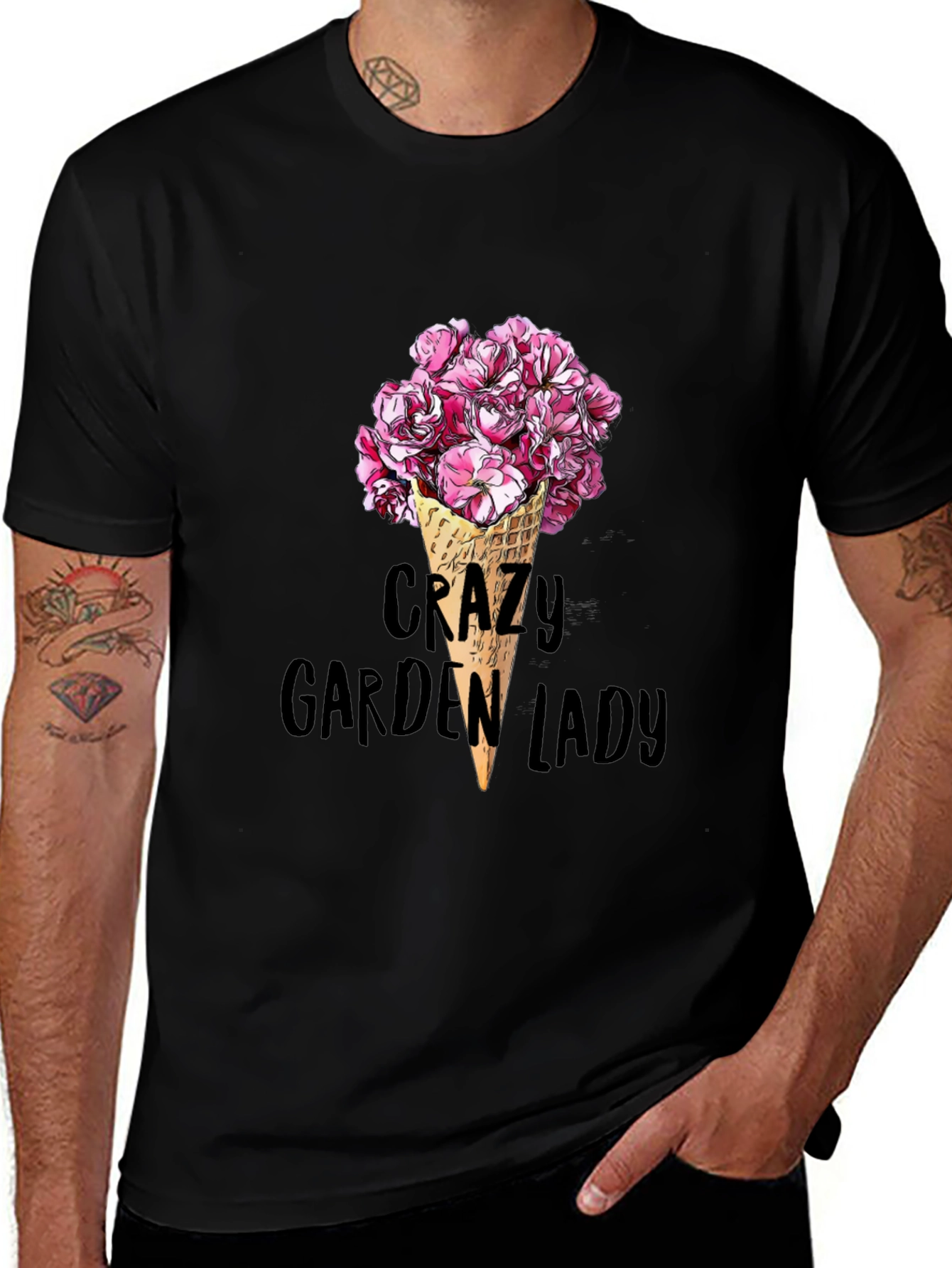 Crazy Garden Lady Graphic Tee