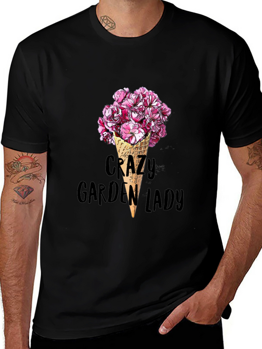 Crazy Garden Lady Graphic Tee