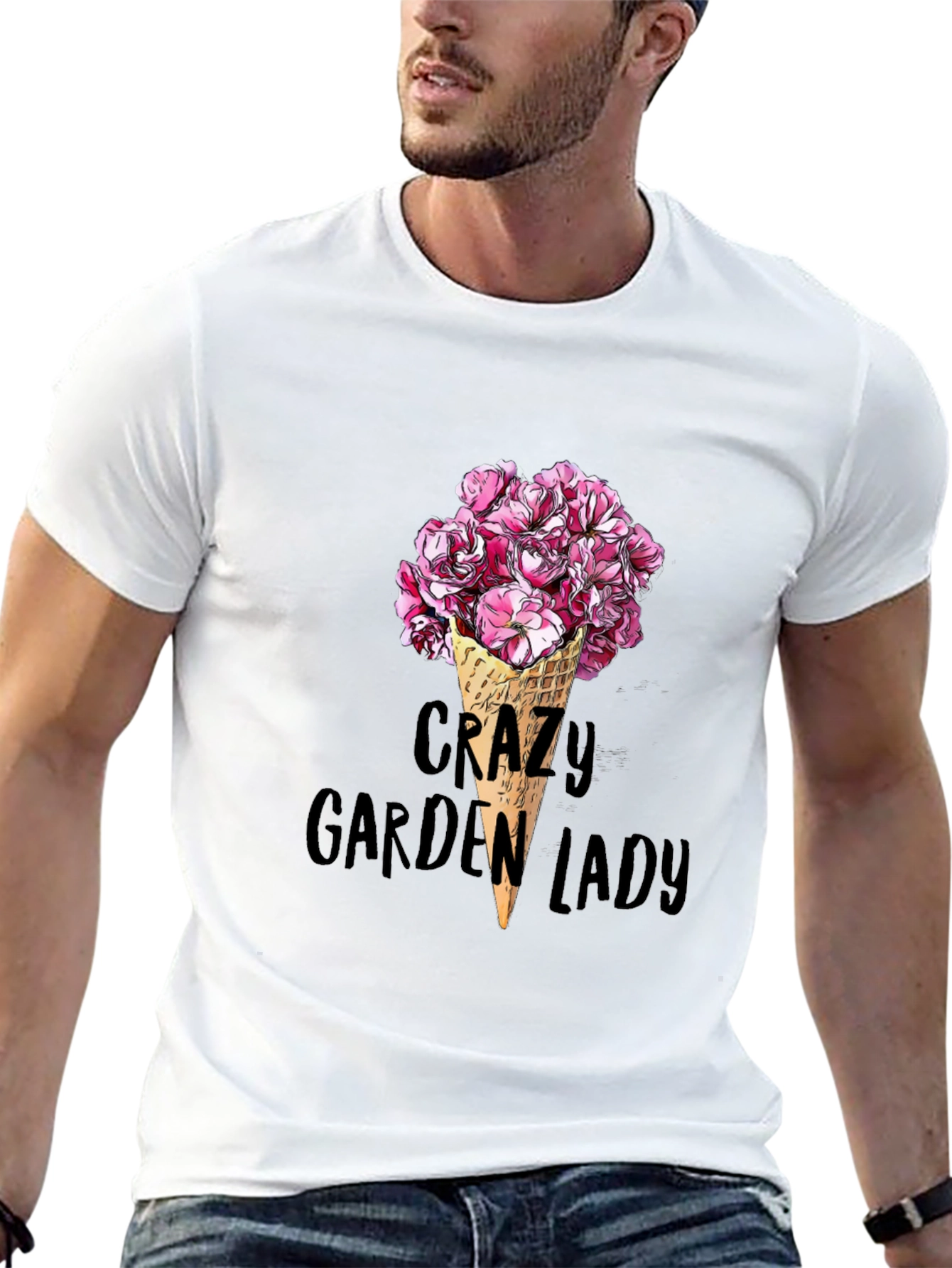 Crazy Garden Lady Graphic Tee