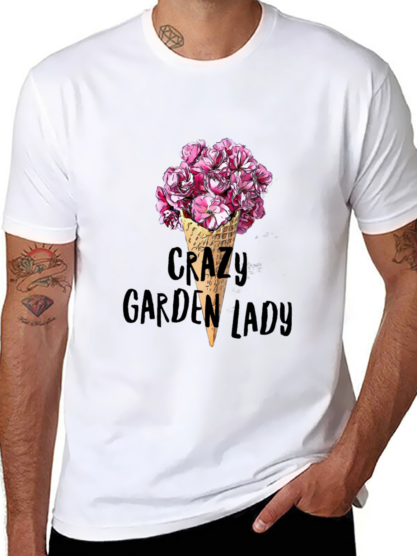 Crazy Garden Lady Graphic Tee