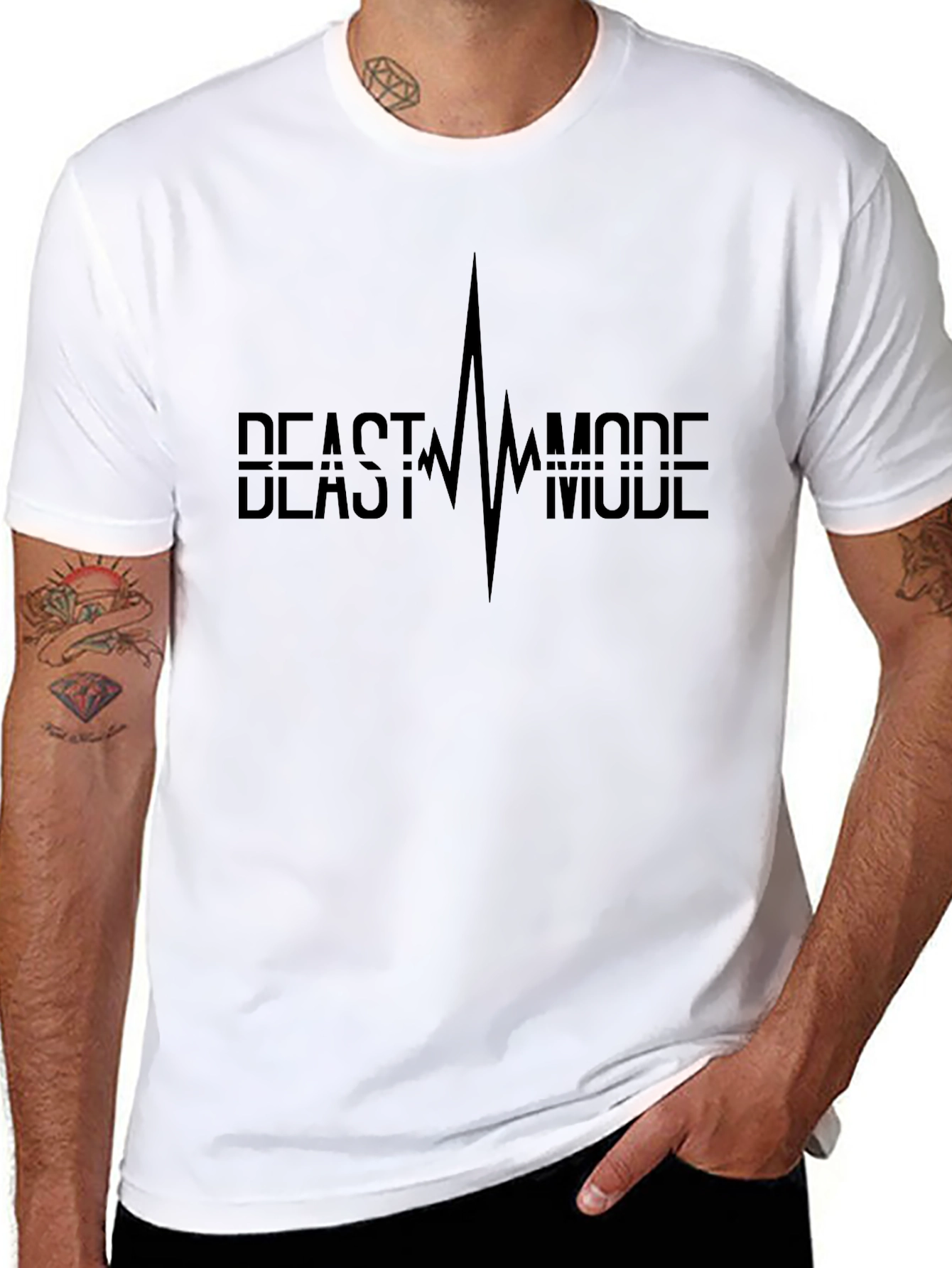 Beast Mode Graphic Black T-Shirt