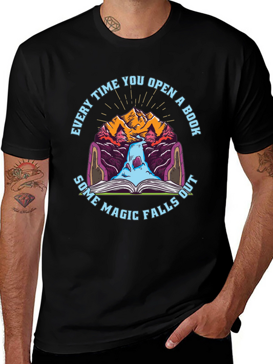 Magic Falls Out Graphic Tee - Book Lovers Shirt