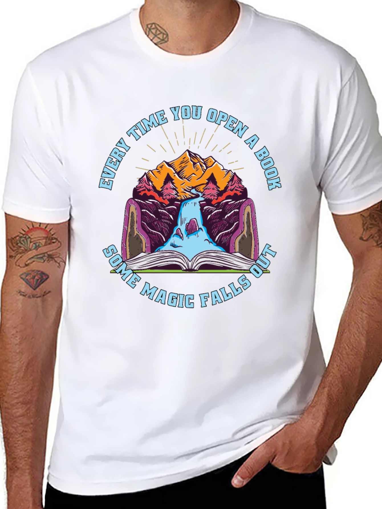 Magic Falls Out Graphic Tee - Book Lovers Shirt