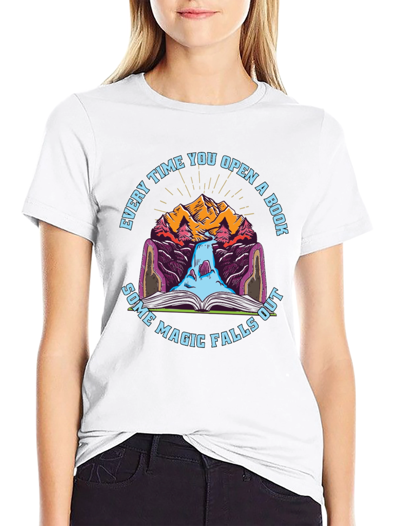 Magic Falls Out Graphic Tee - Book Lovers Shirt