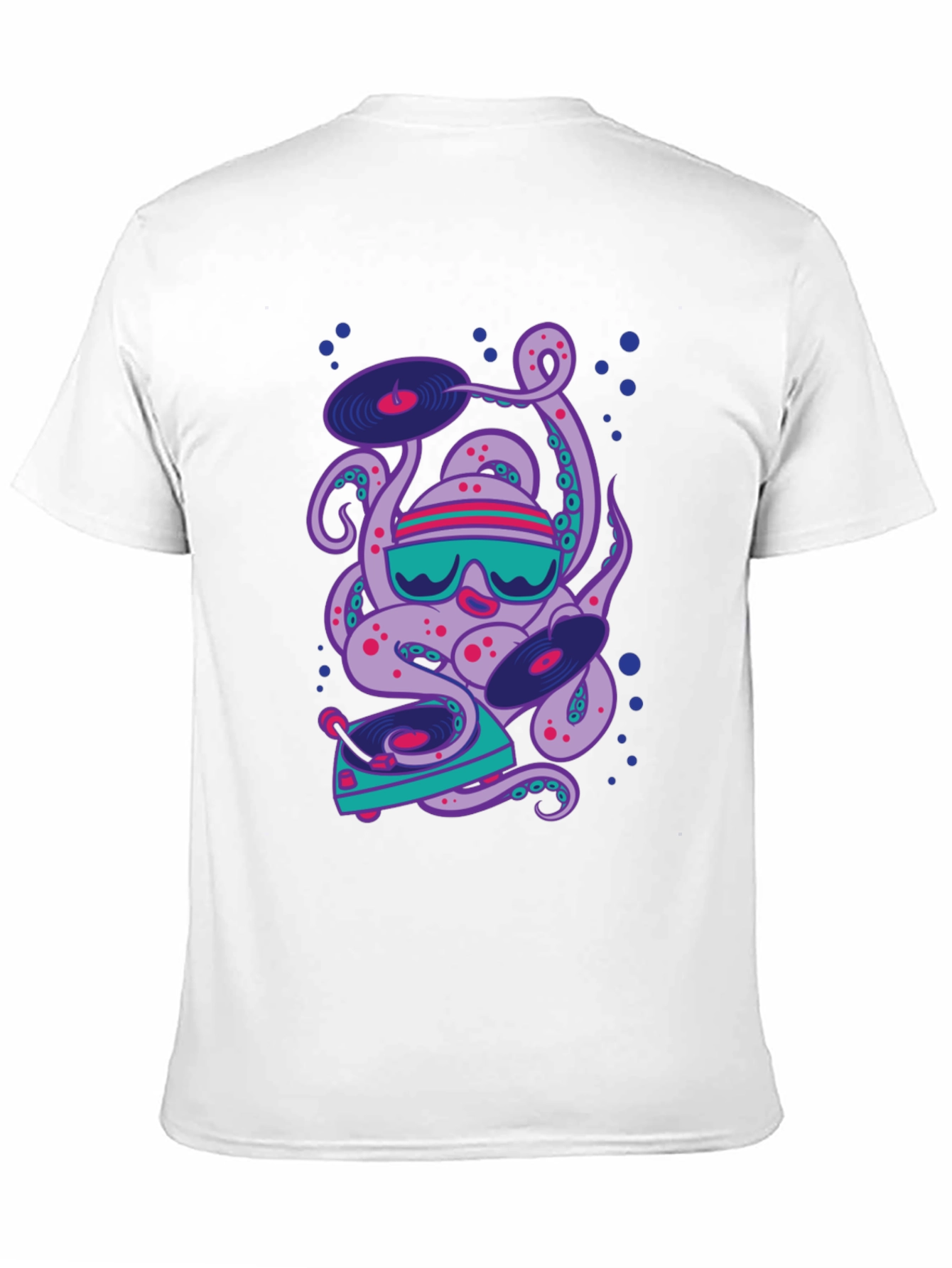 DJ Octopus Graphic Tee - Cool & Unique Design