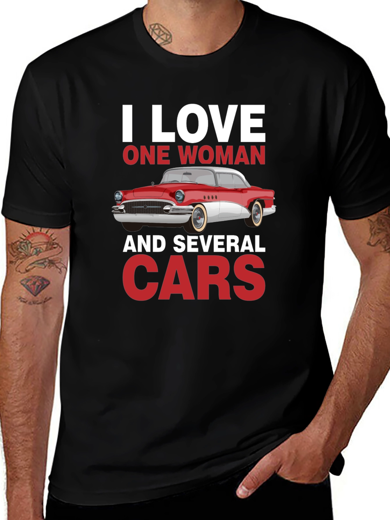 I Love One Woman & Several Cars T-Shirt