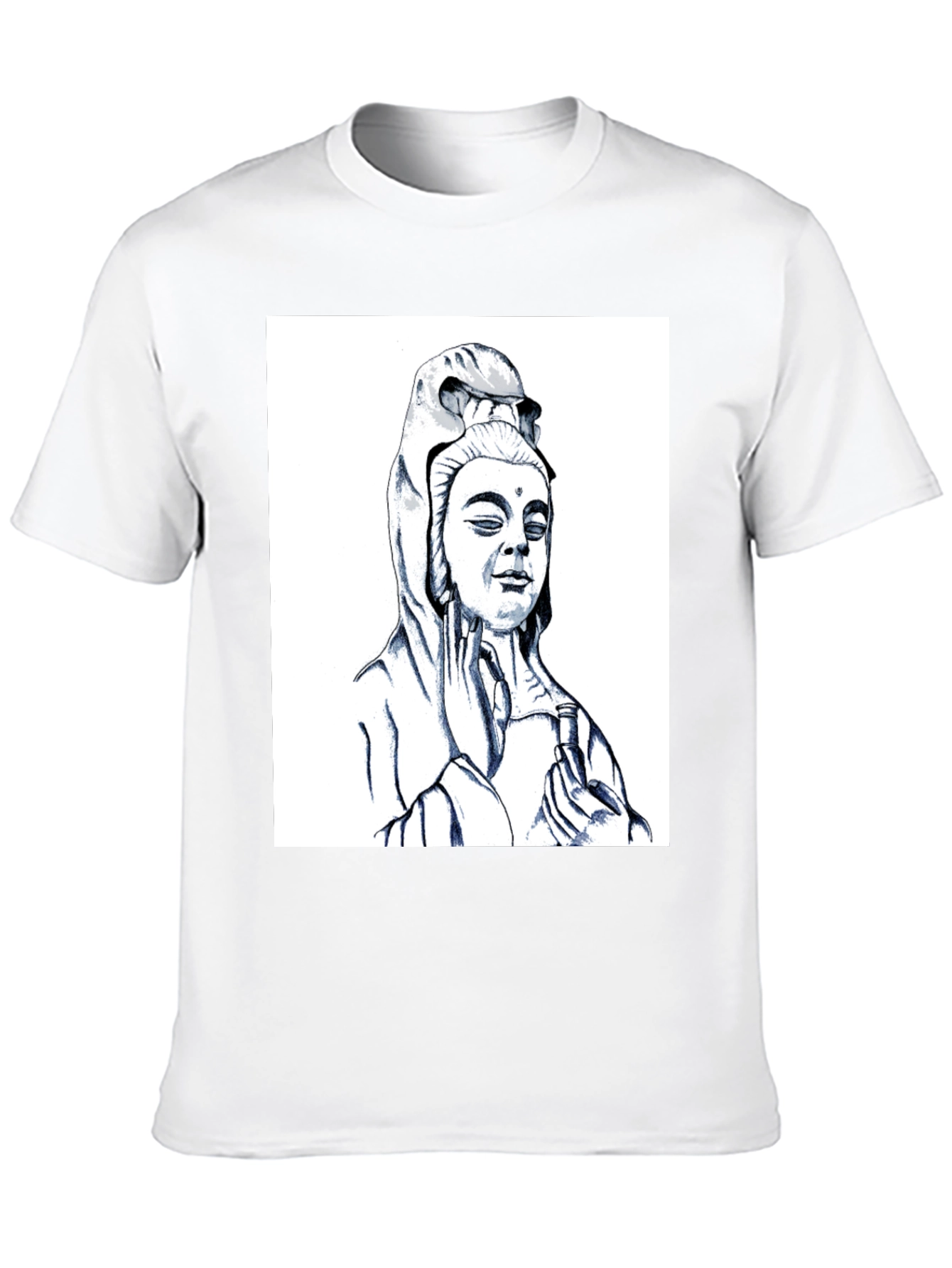 Buddha Graphic Black Tee