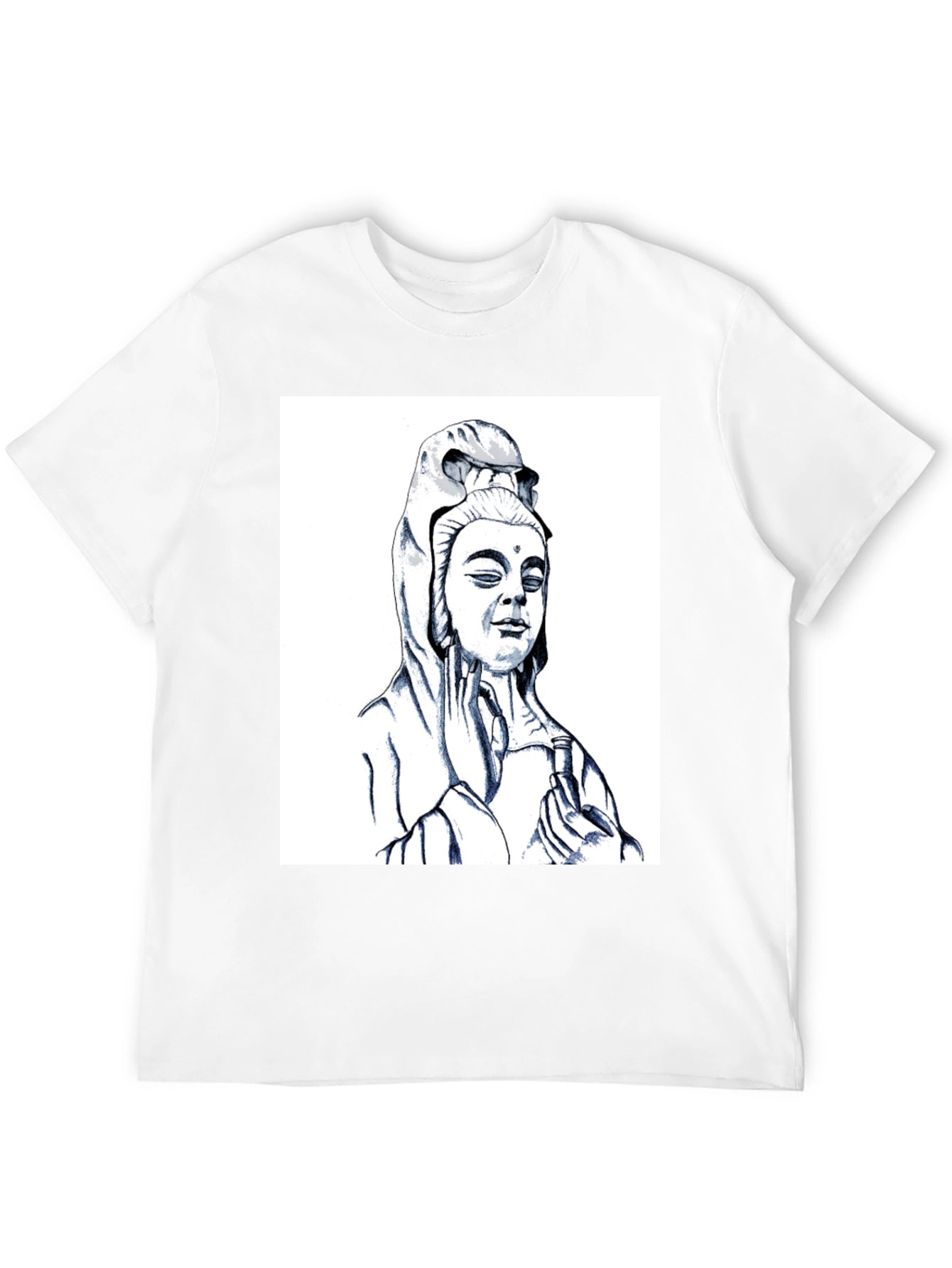 Buddha Graphic Black Tee