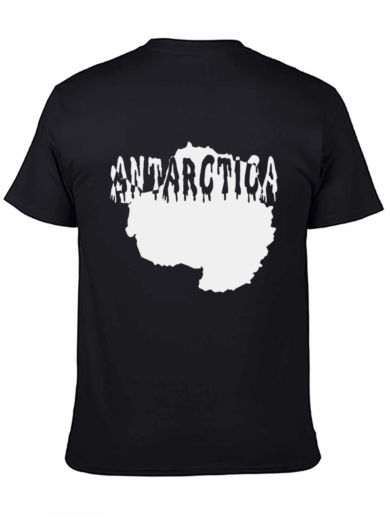 Antarctica Drip T-Shirt Black Graphic Tee