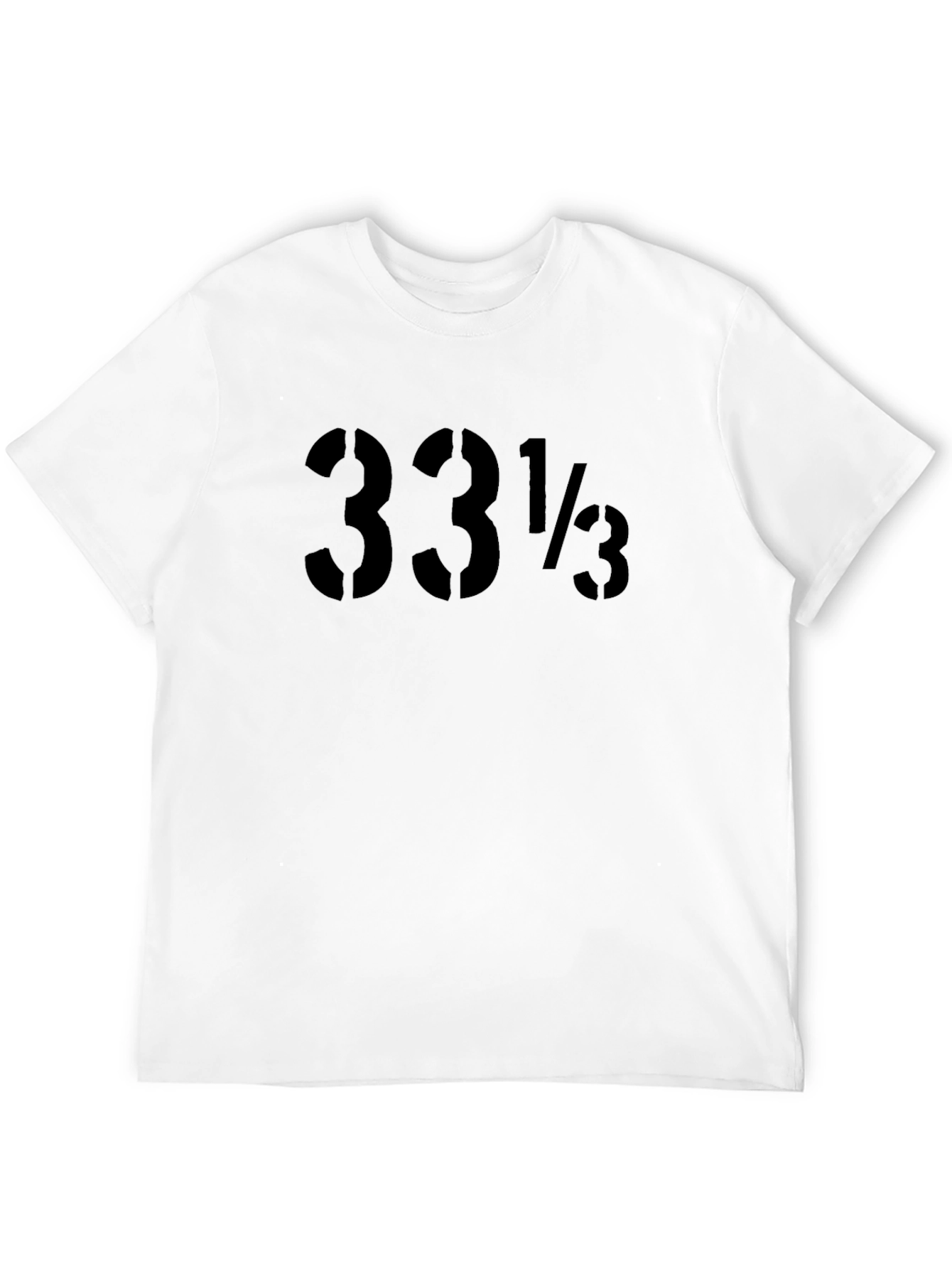 33 1/3 RPM Graphic T-Shirt - Classic Style