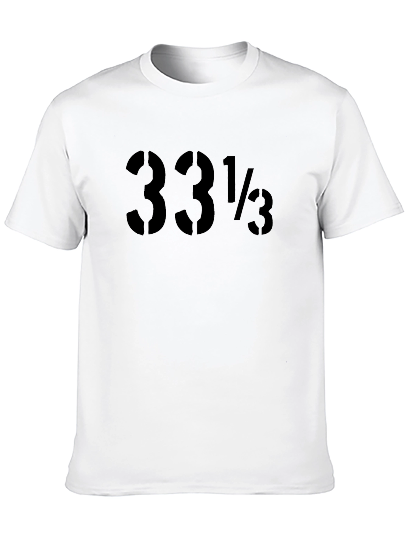 33 1/3 RPM Graphic T-Shirt - Classic Style