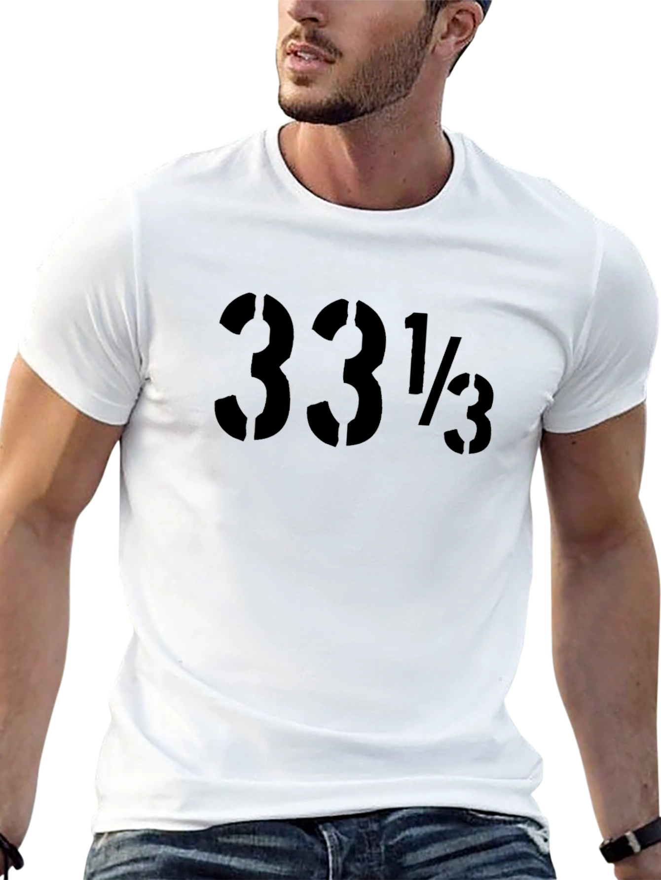 33 1/3 RPM Graphic T-Shirt - Classic Style
