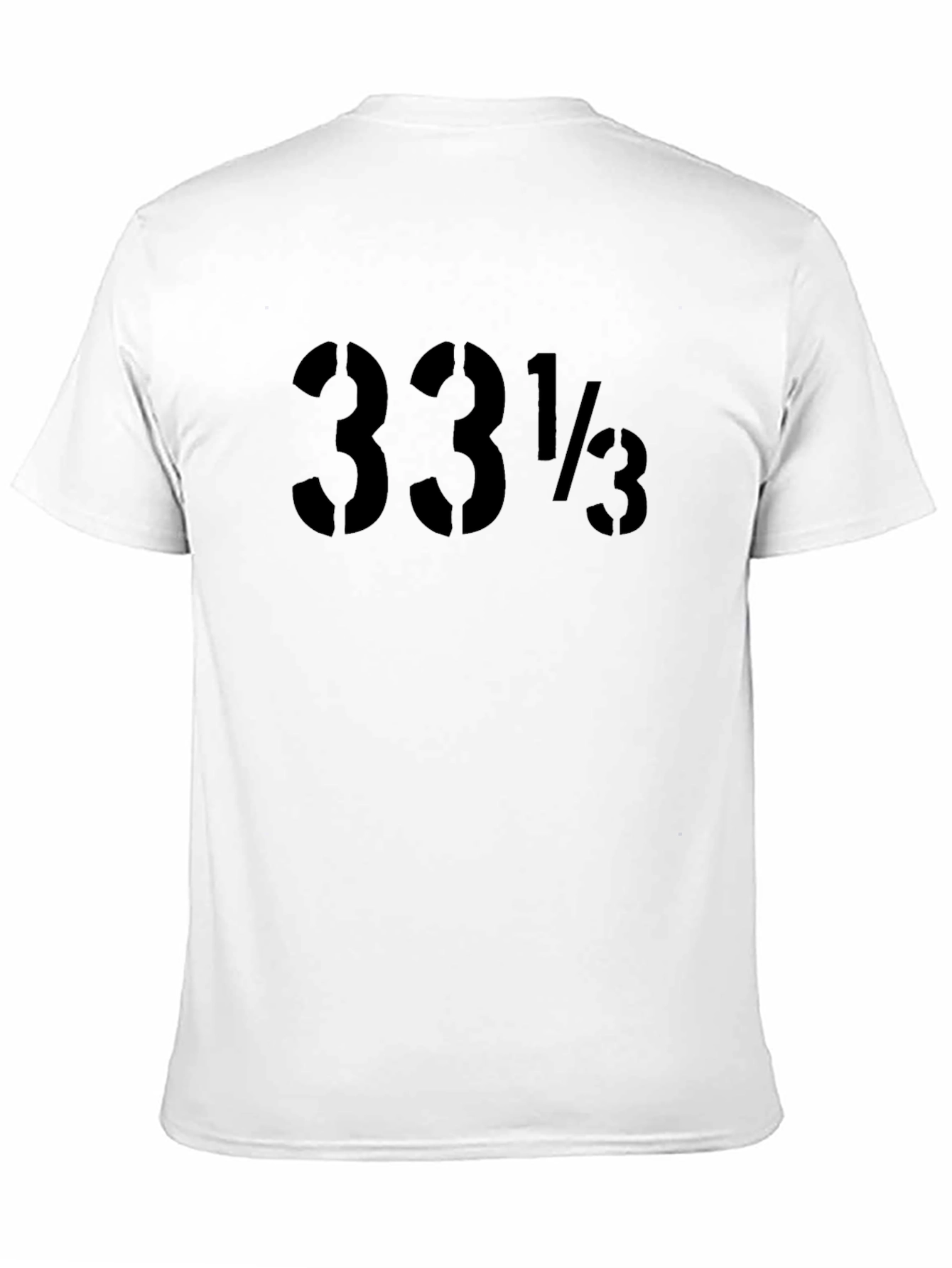 33 1/3 RPM Graphic T-Shirt - Classic Style