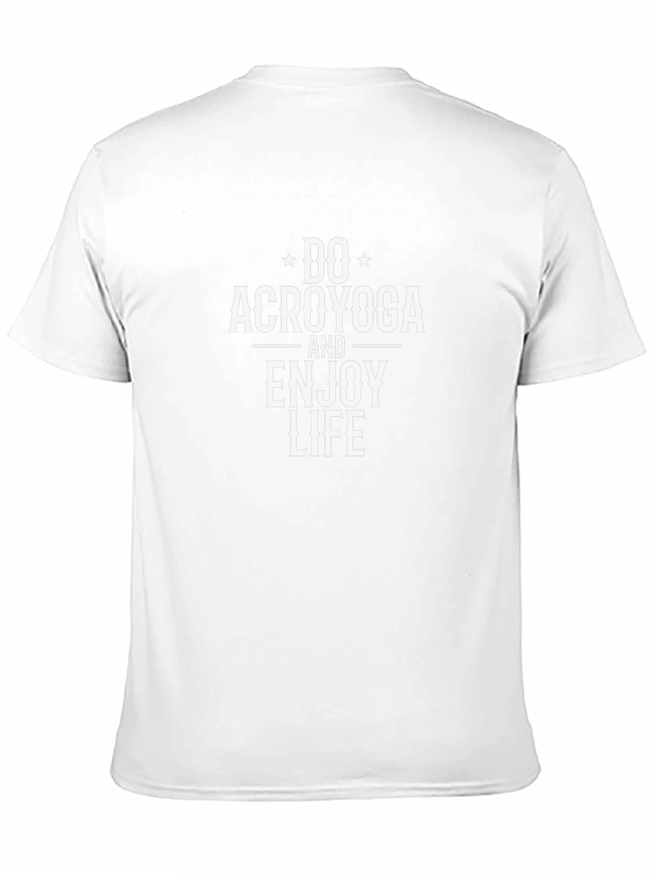 Do Acroyoga T-Shirt - Black Cotton Blend