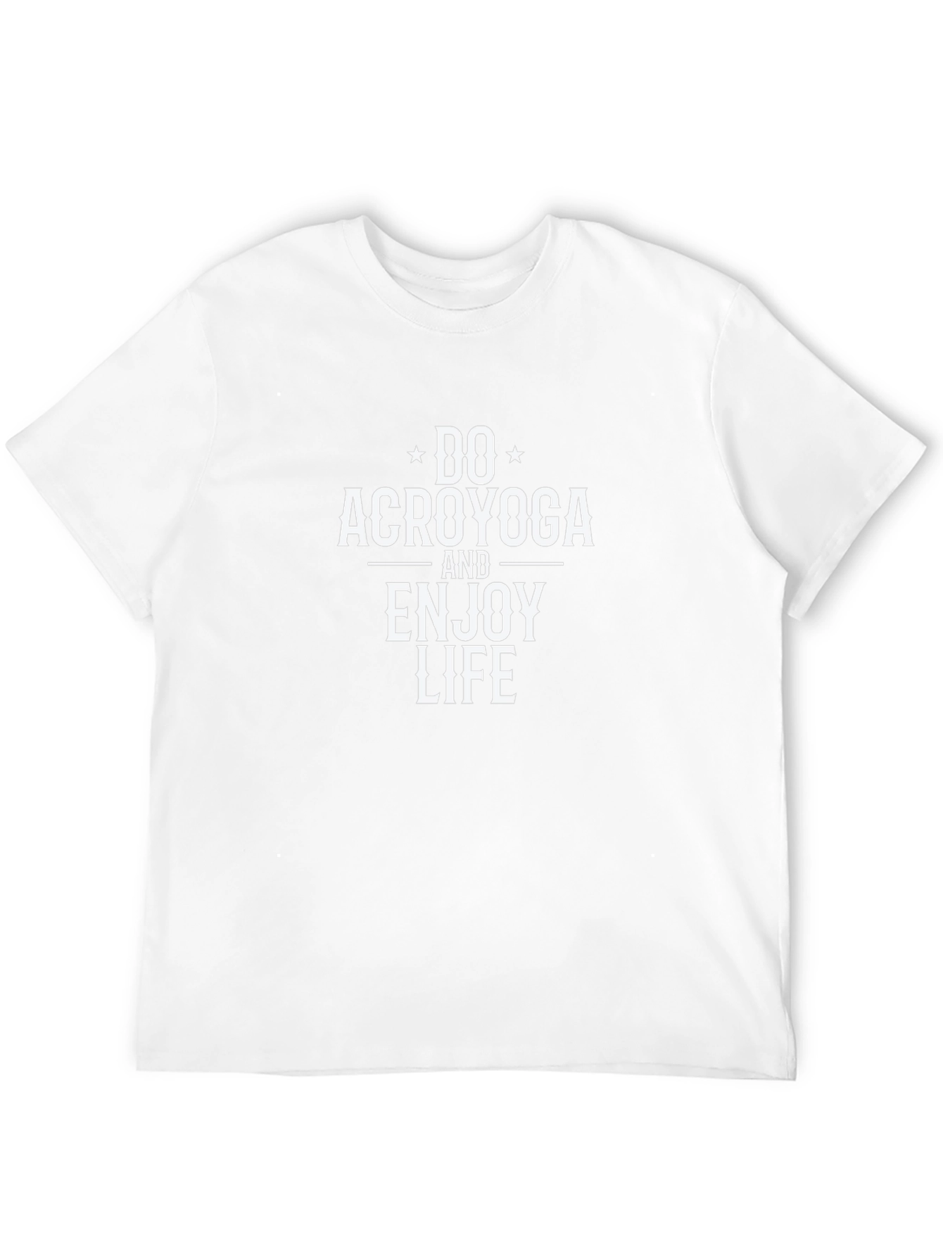Do Acroyoga T-Shirt - Black Cotton Blend