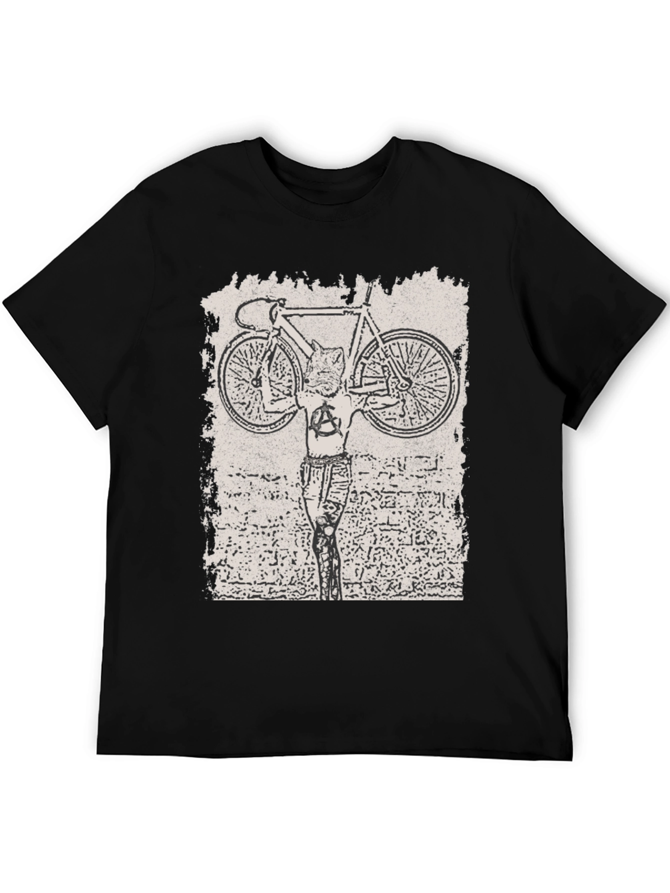 Anarchy Cat Bike T-Shirt