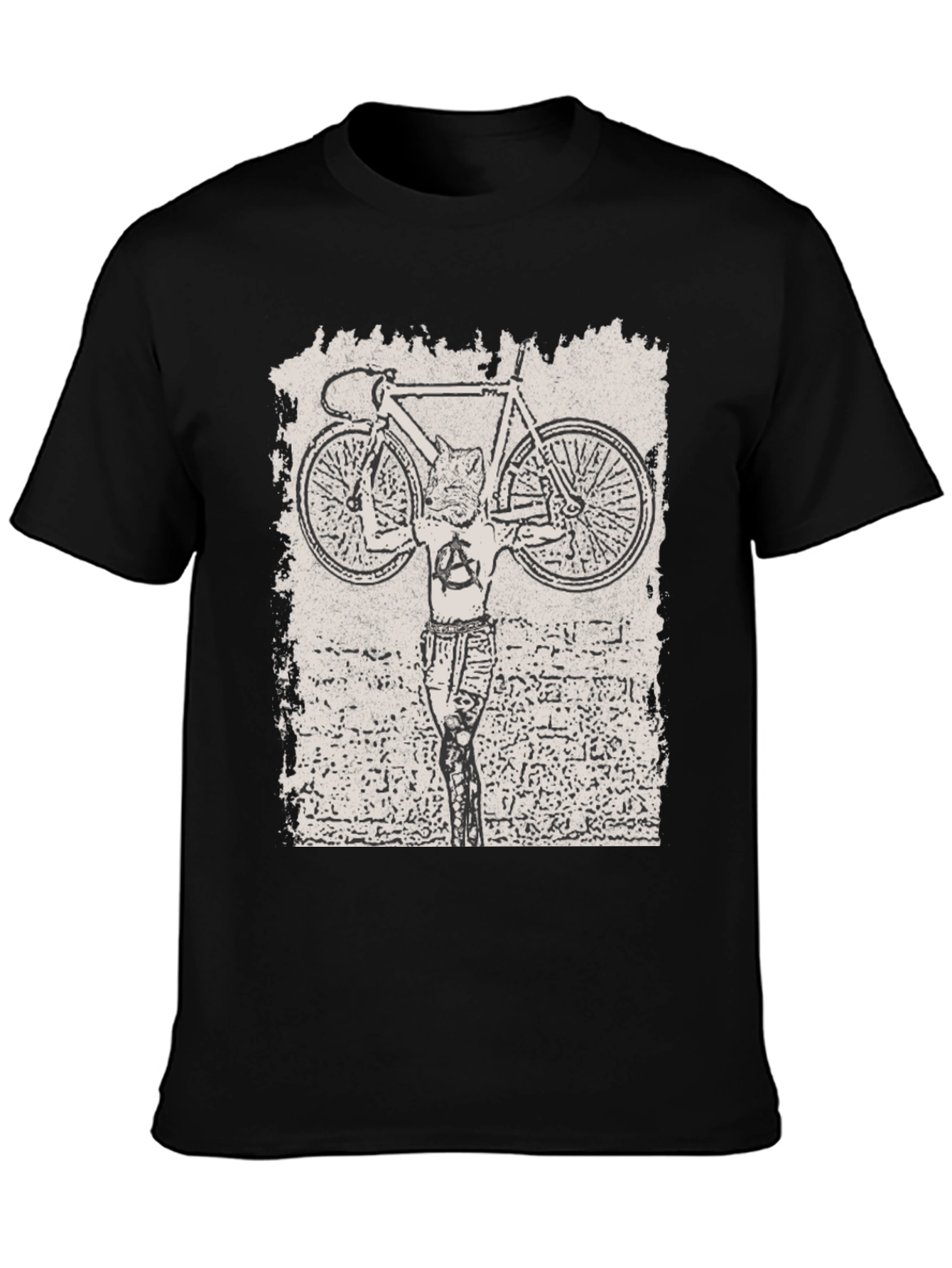 Anarchy Cat Bike T-Shirt
