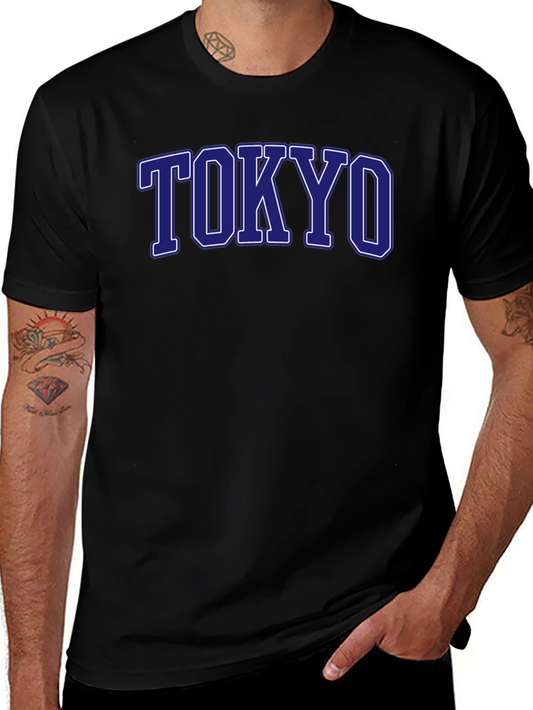 Tokyo Graphic Tee - Classic College Style