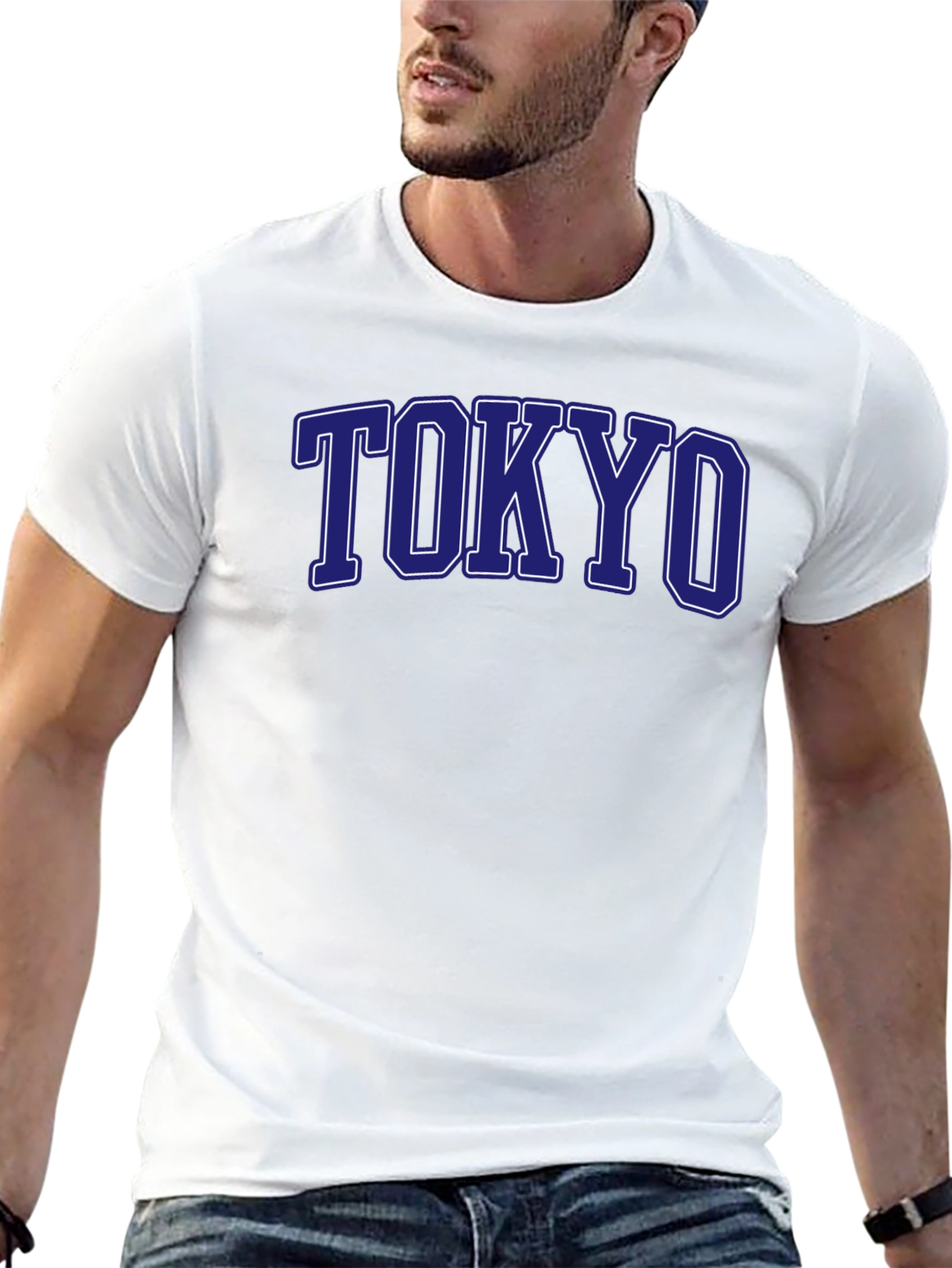 Tokyo Graphic Tee - Classic College Style