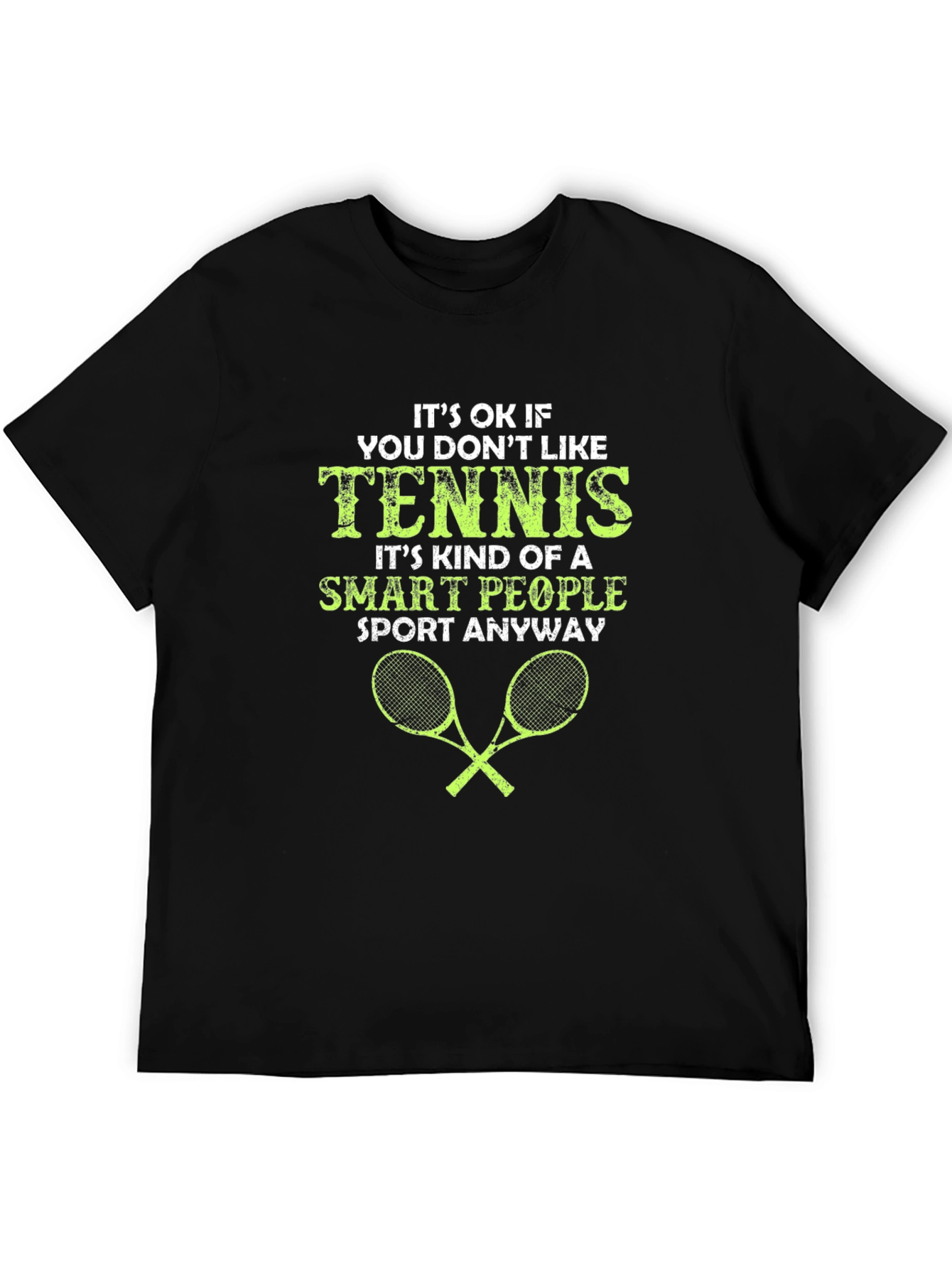 Tennis Smart People Funny Graphic T-Shirt