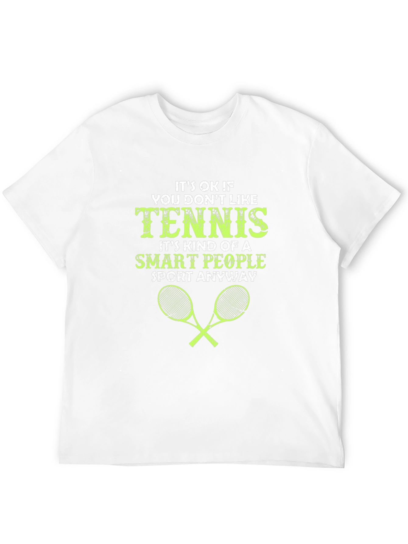 Tennis Smart People Funny Graphic T-Shirt