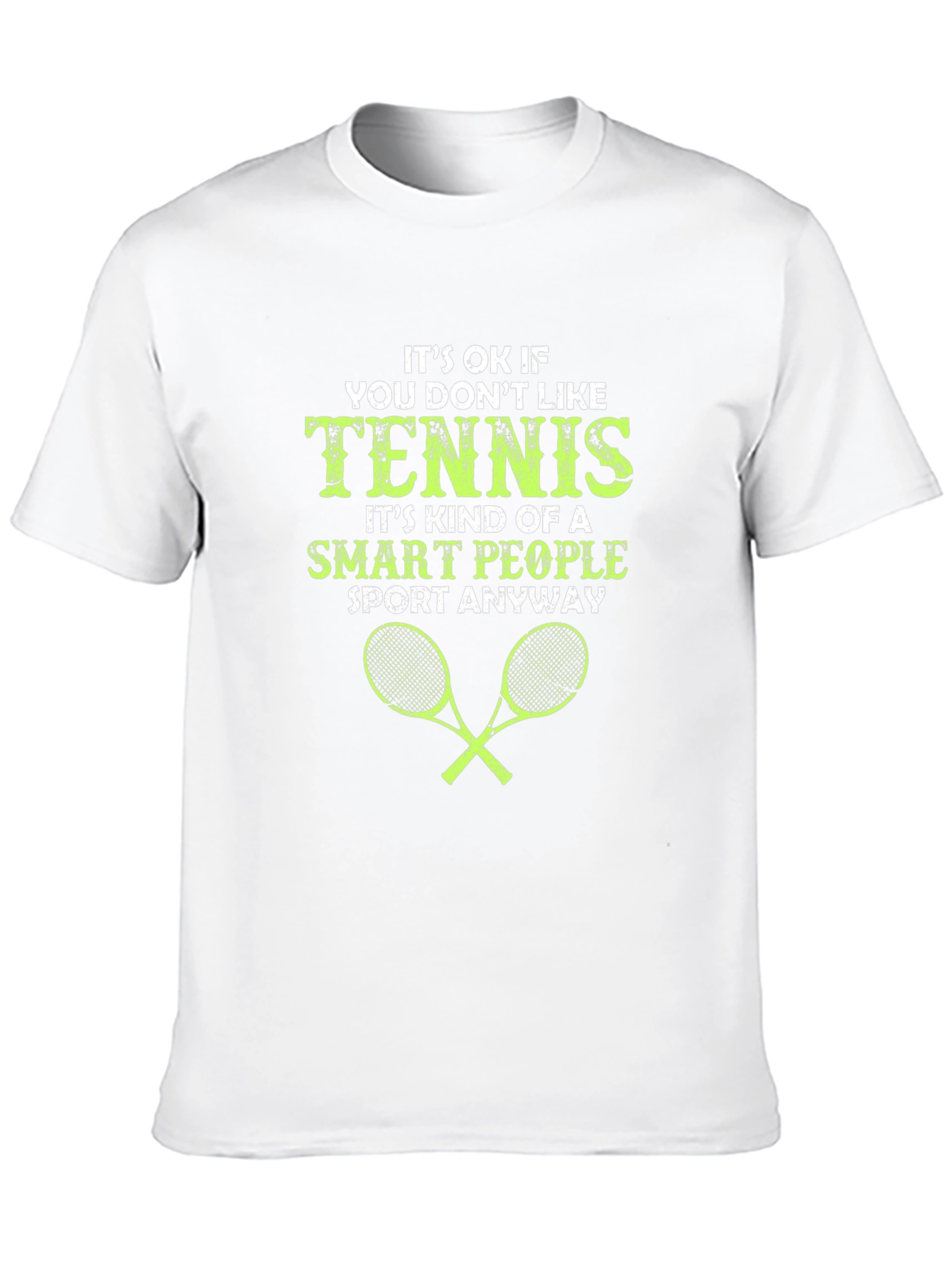 Tennis Smart People Funny Graphic T-Shirt
