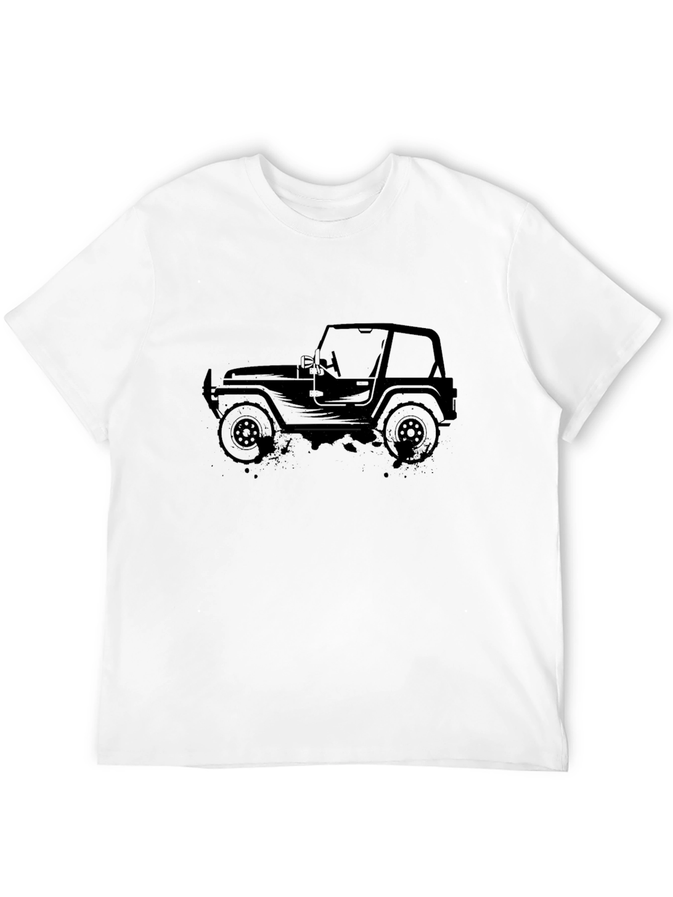 Black Jeep Graphic T-Shirt - Off Road Adventure Tee