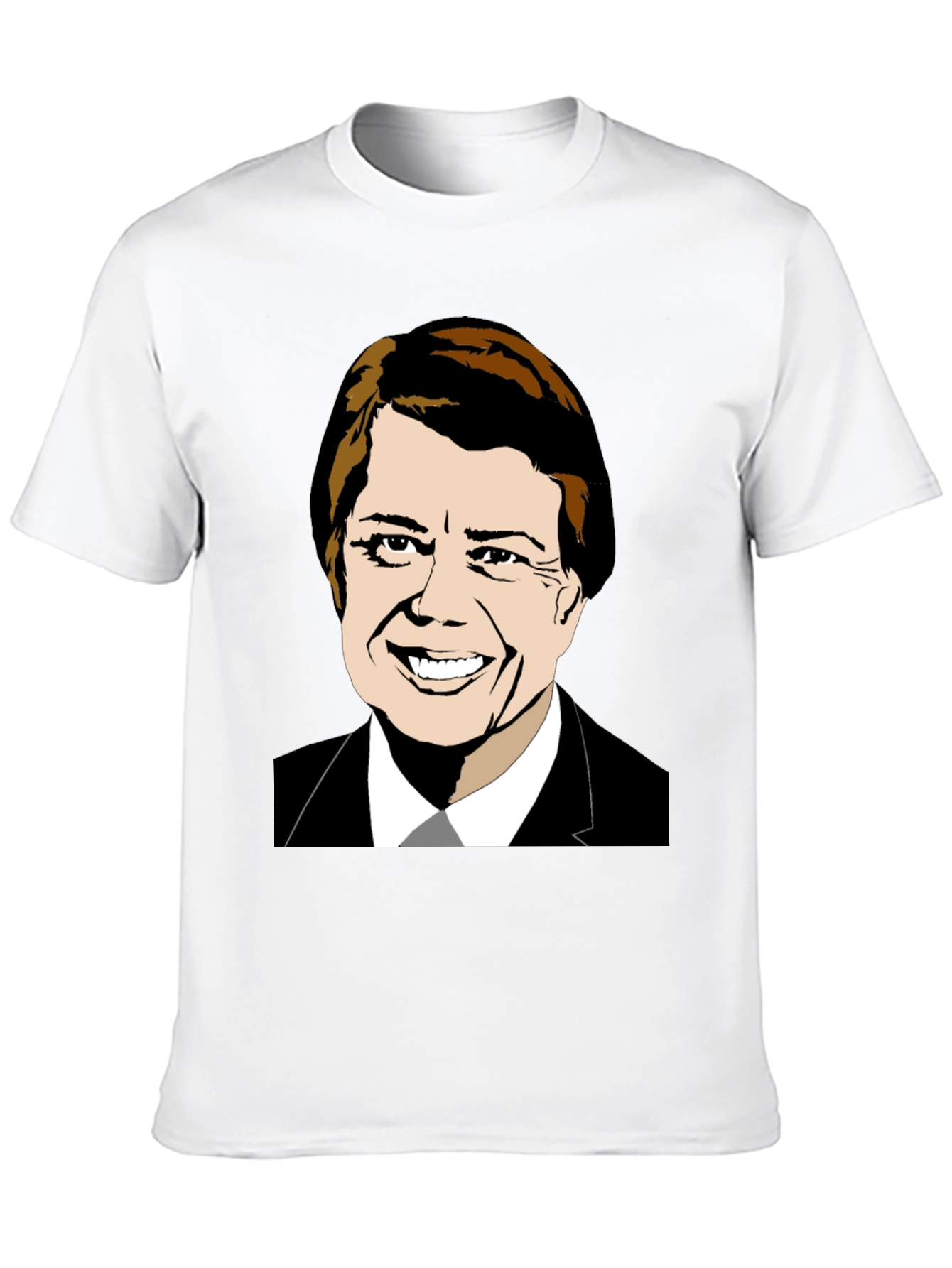 Jimmy Carter Graphic Tee - Political Cartoon T-Shirt
