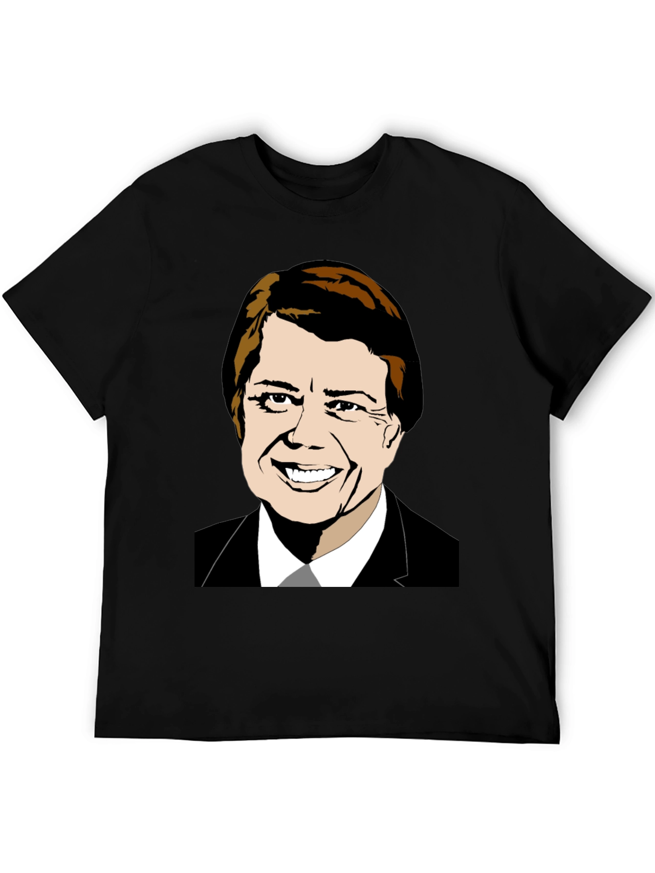 Jimmy Carter Graphic Tee - Political Cartoon T-Shirt