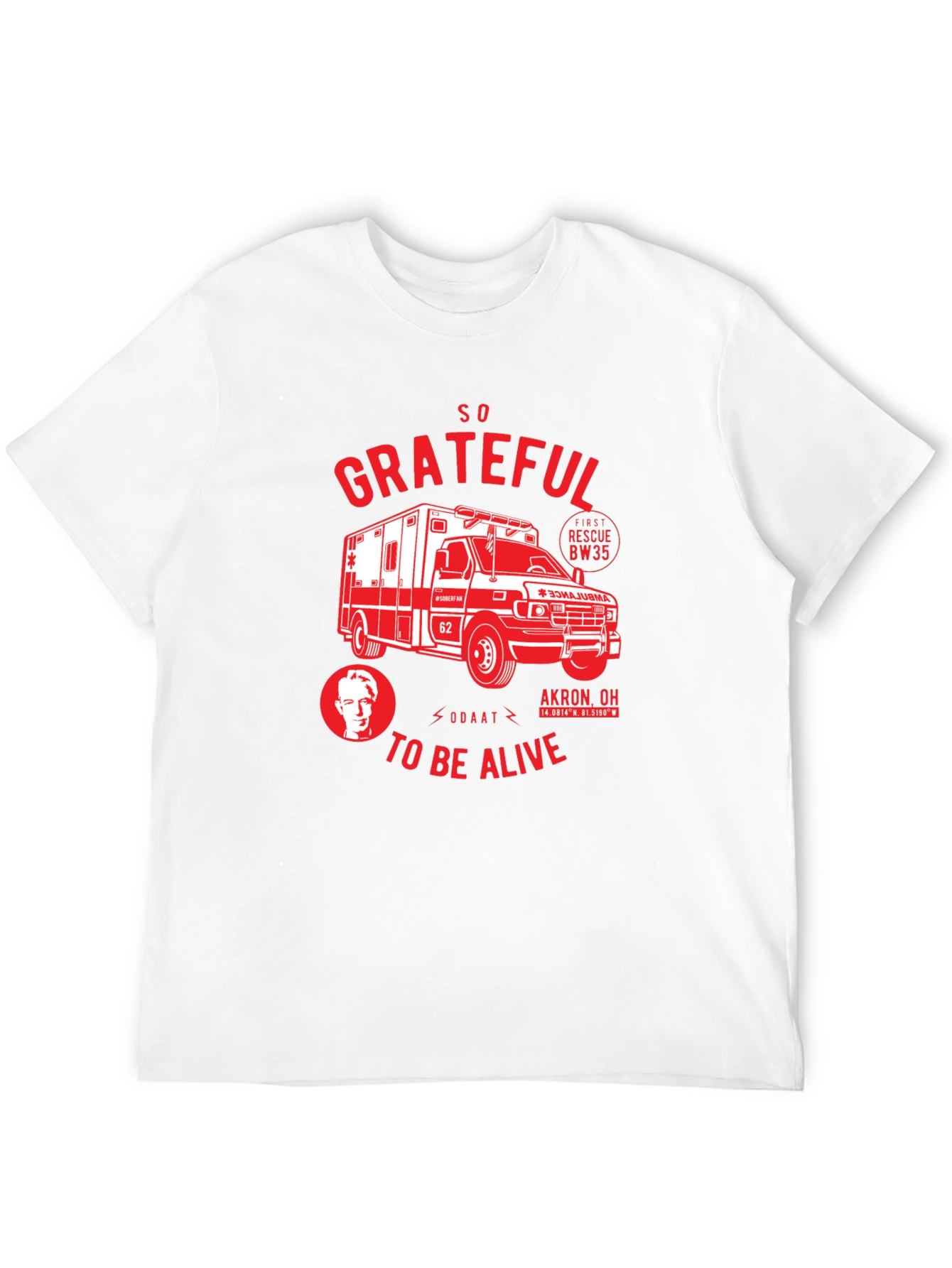Grateful Ambulance Graphic Tee - Black