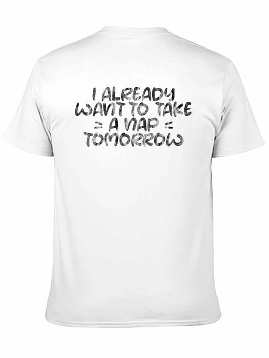 Funny Nap Tomorrow Graphic Tee