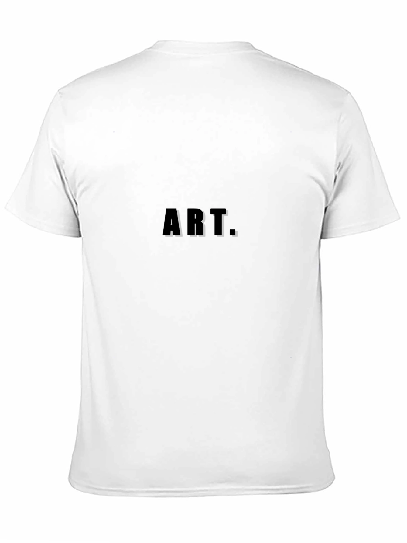 Mens Black ART. Graphic Tee - Casual Style