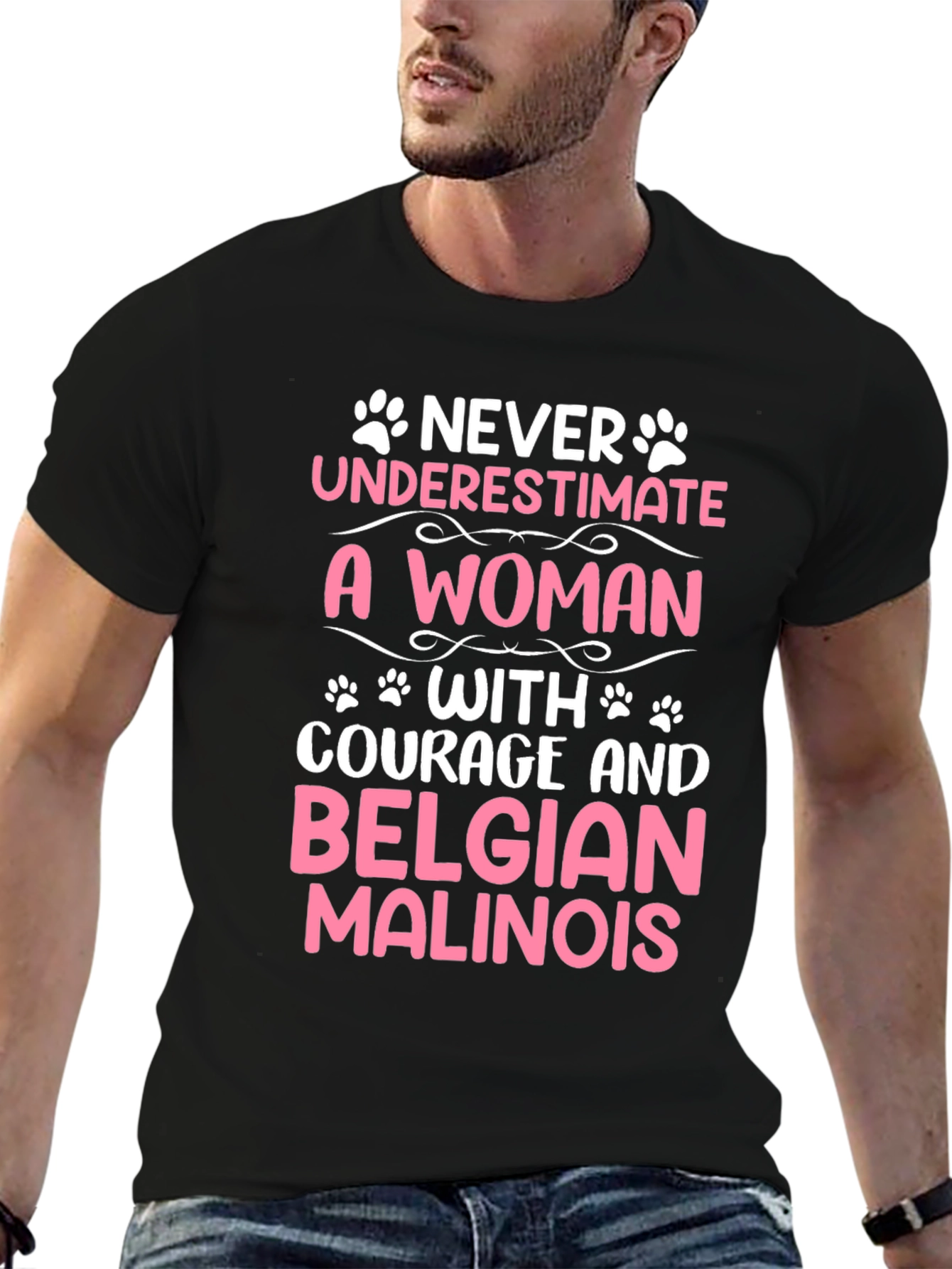Courageous Woman Belgian Malinois T-Shirt