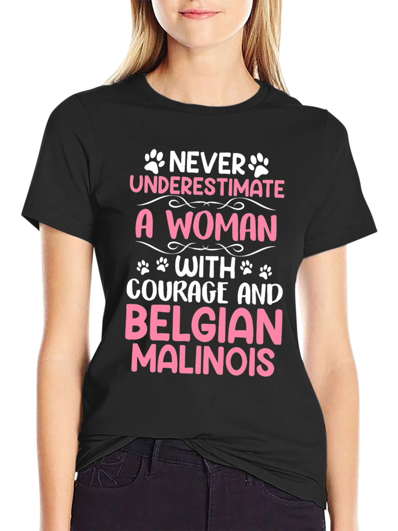 Courageous Woman Belgian Malinois T-Shirt