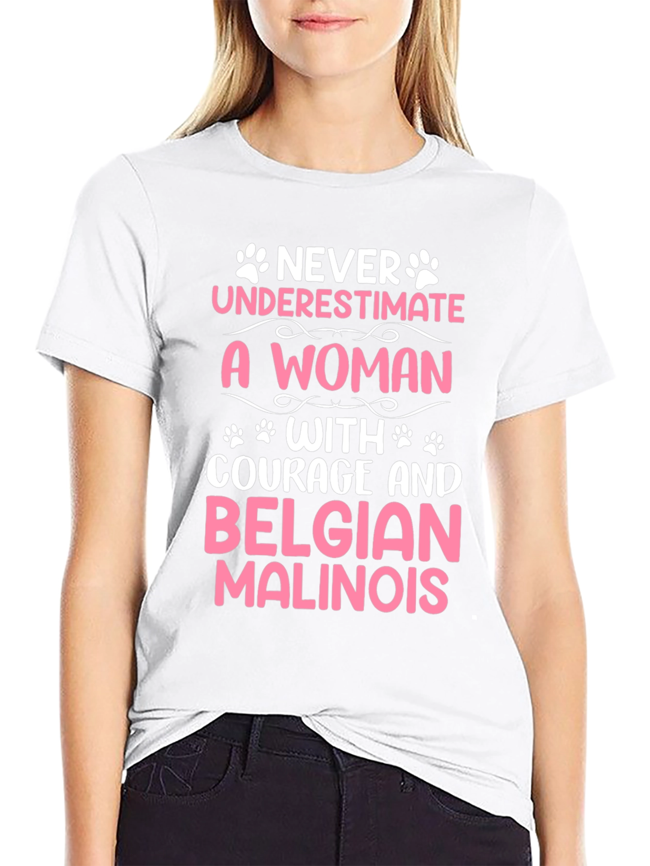 Courageous Woman Belgian Malinois T-Shirt