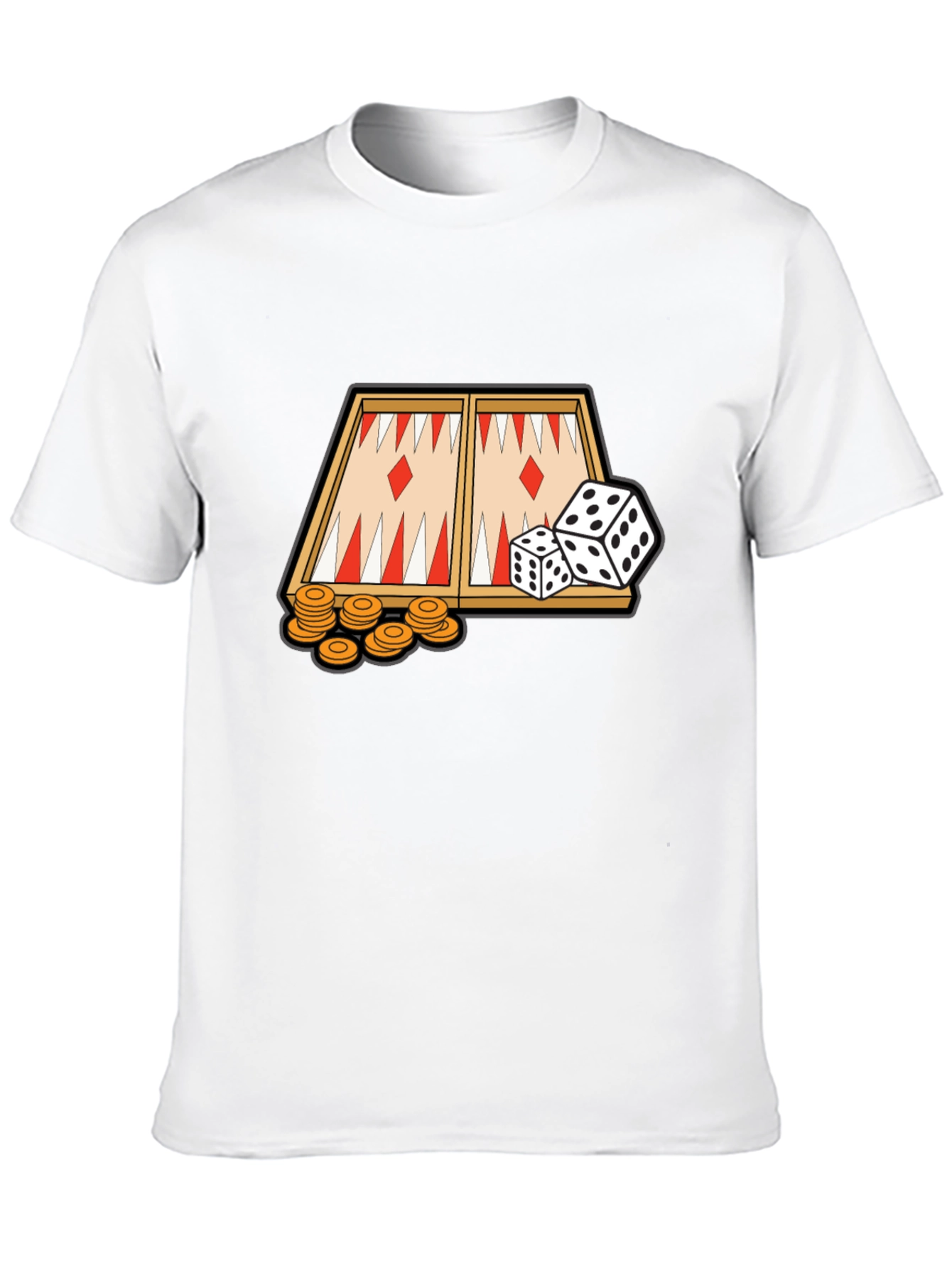 Backgammon Game Graphic T-Shirt