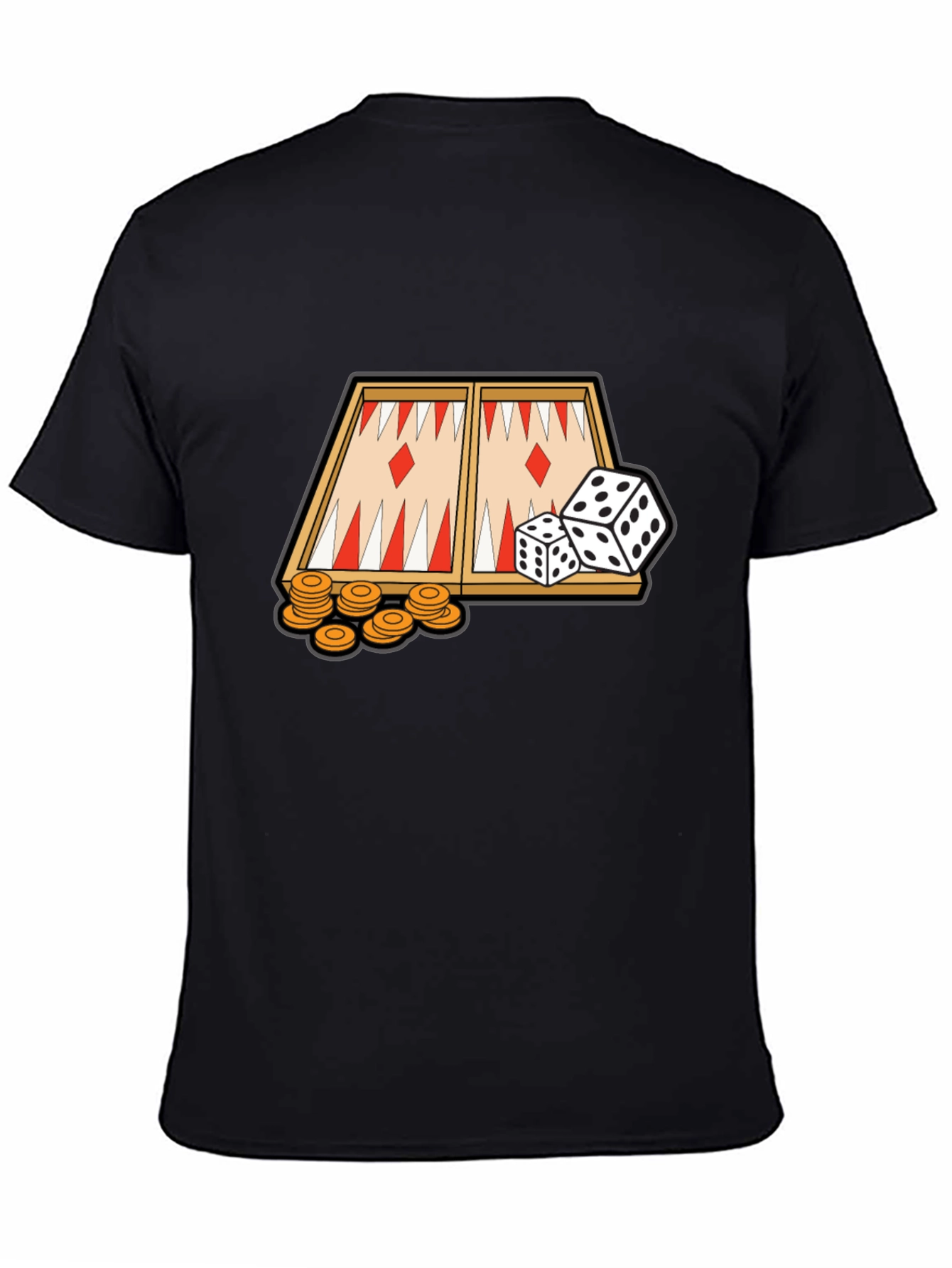 Backgammon Game Graphic T-Shirt