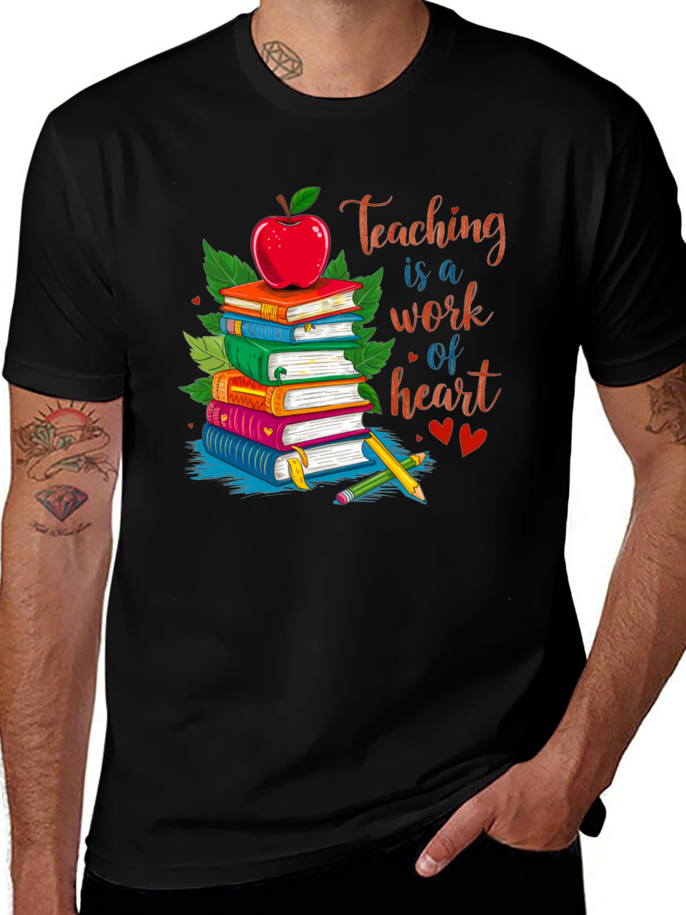 Teachers Heart T-Shirt