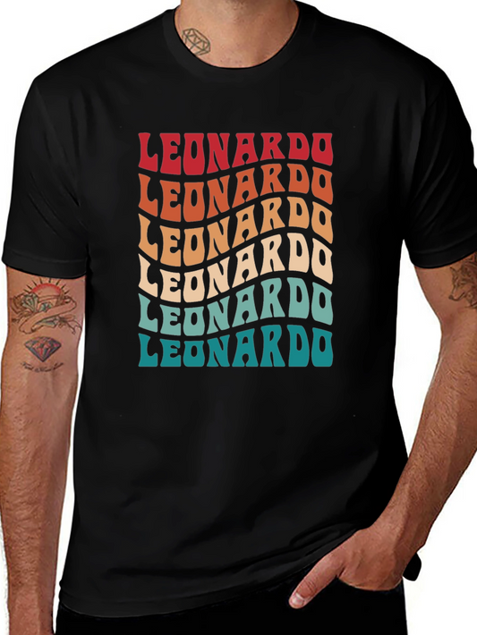 Retro Leonardo Graphic Tee - Cool Vintage Style T-Shirt