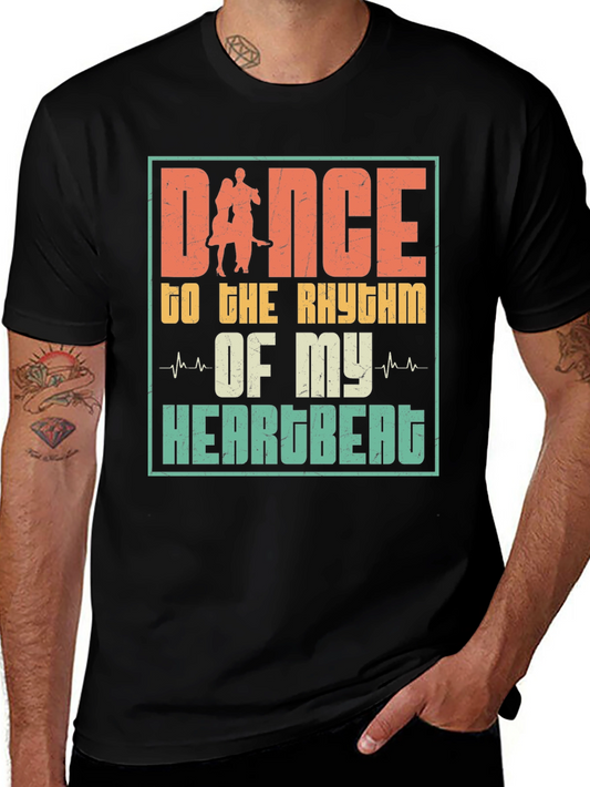 Dance to the Rhythm Heartbeat Graphic Tee