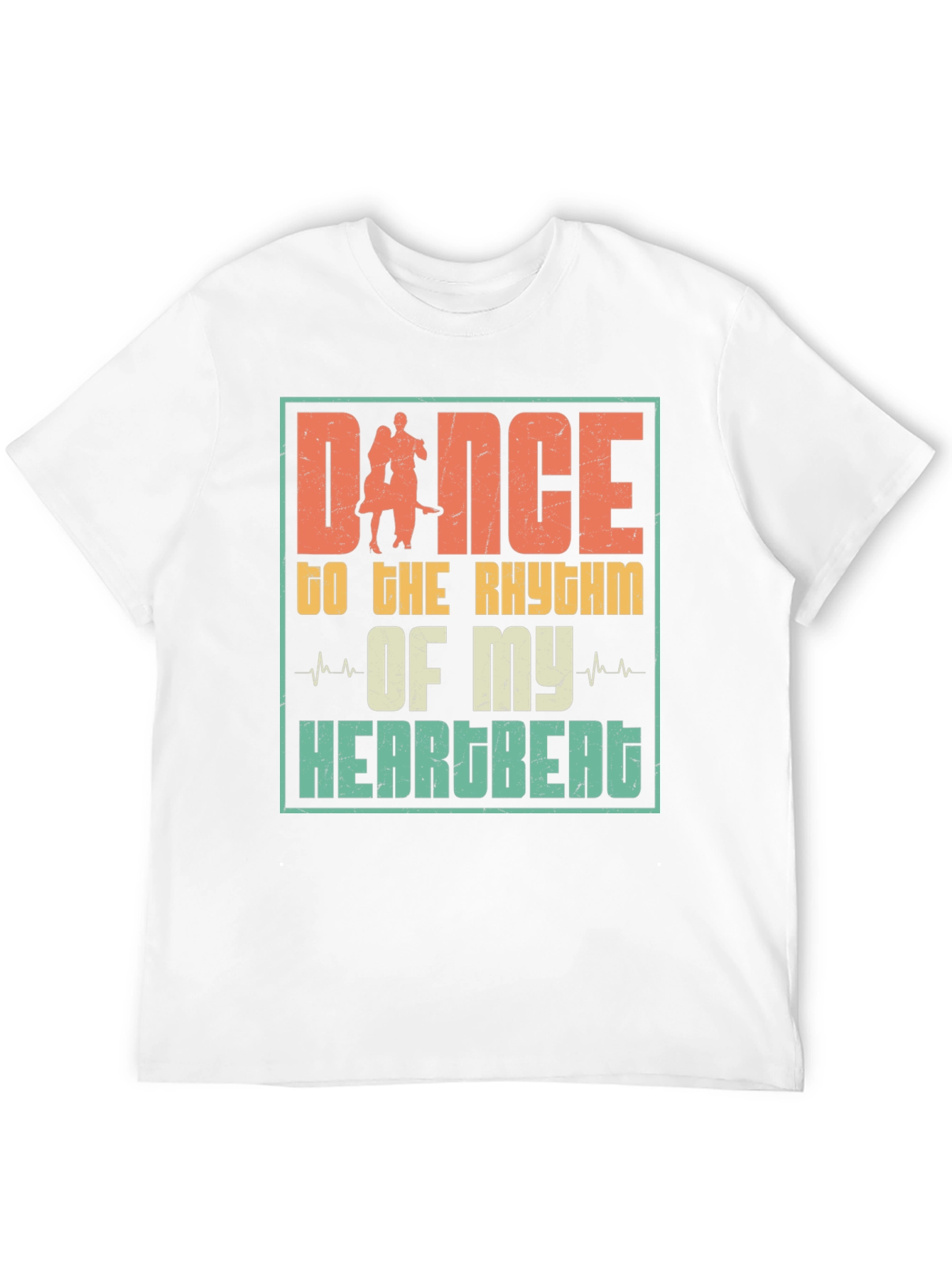 Dance to the Rhythm Heartbeat Graphic Tee