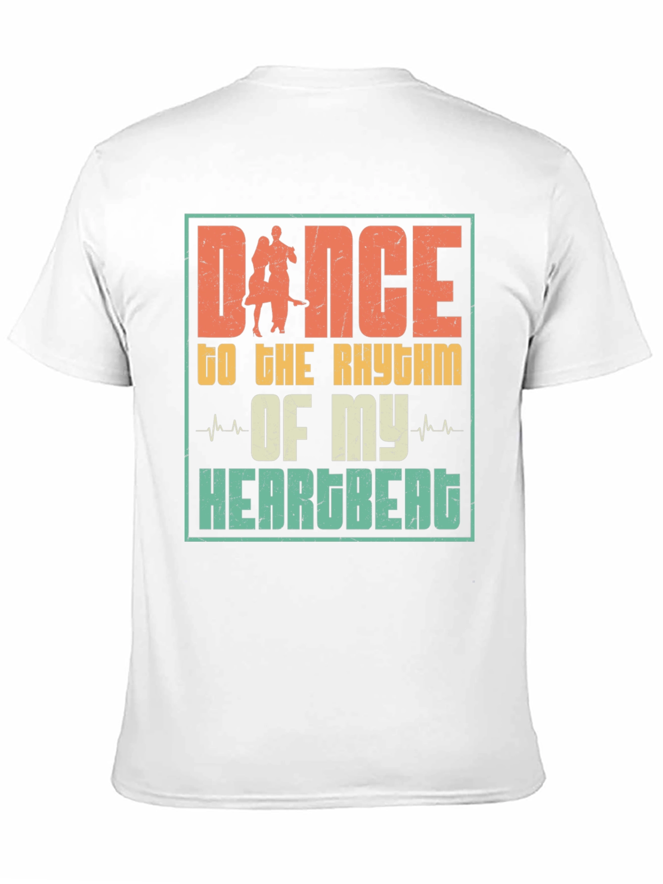 Dance to the Rhythm Heartbeat Graphic Tee