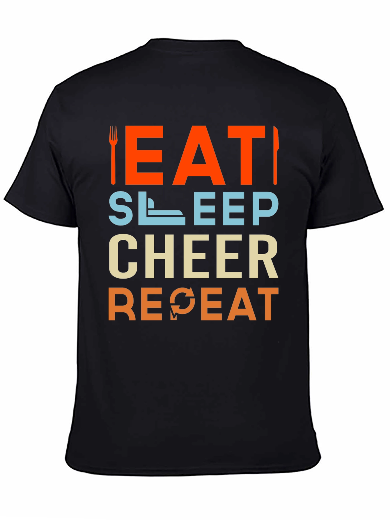 Eat Sleep Cheer Repeat T-Shirt
