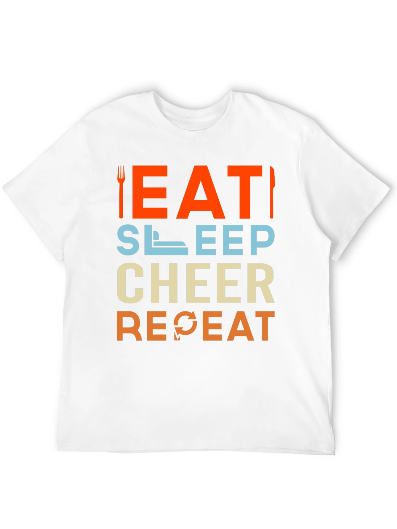 Eat Sleep Cheer Repeat T-Shirt