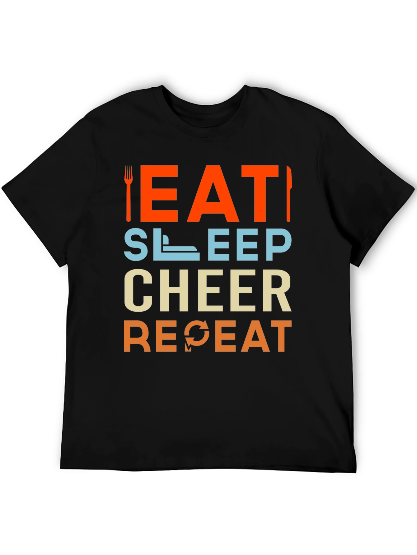 Eat Sleep Cheer Repeat T-Shirt