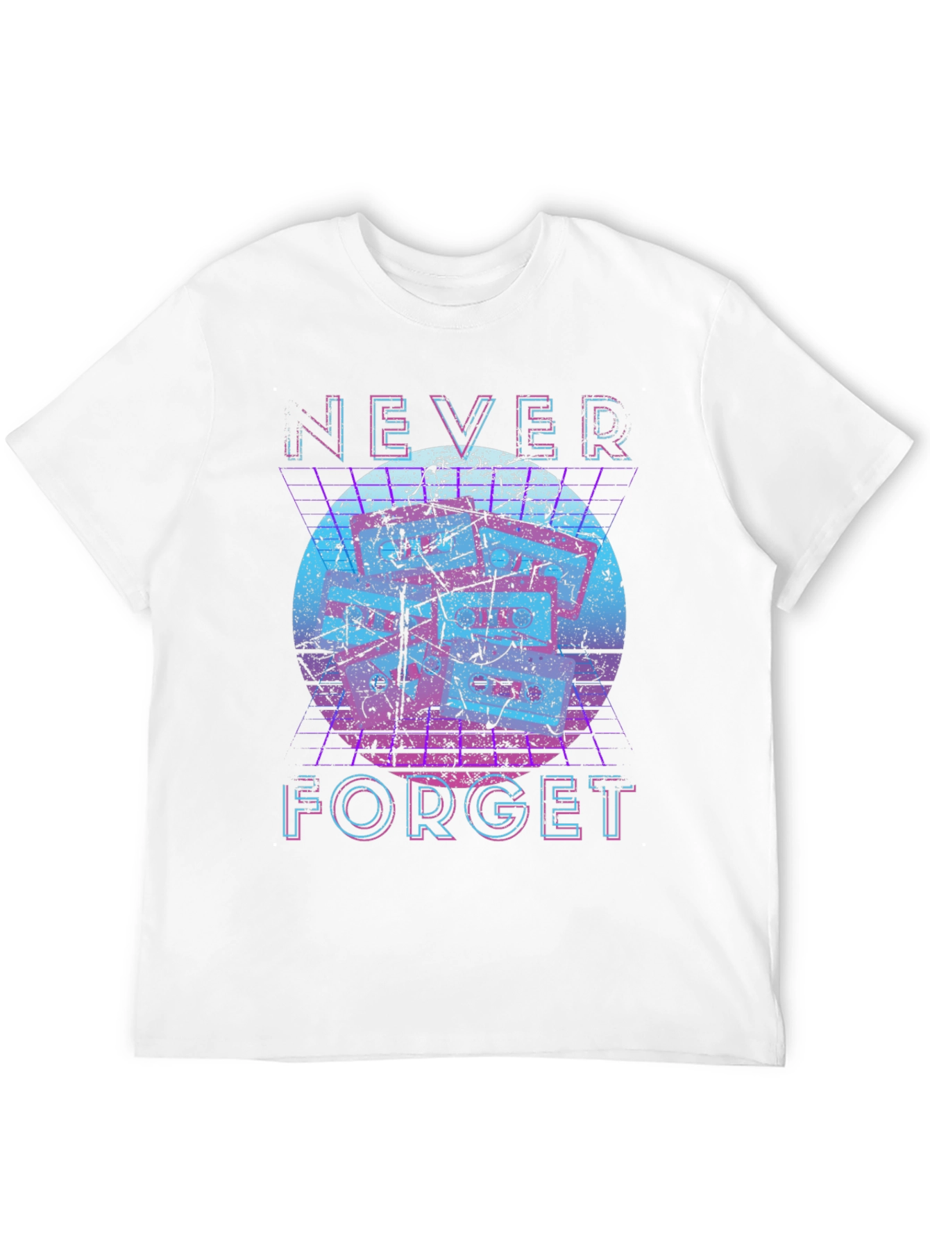 Retro Never Forget Graphic T-Shirt