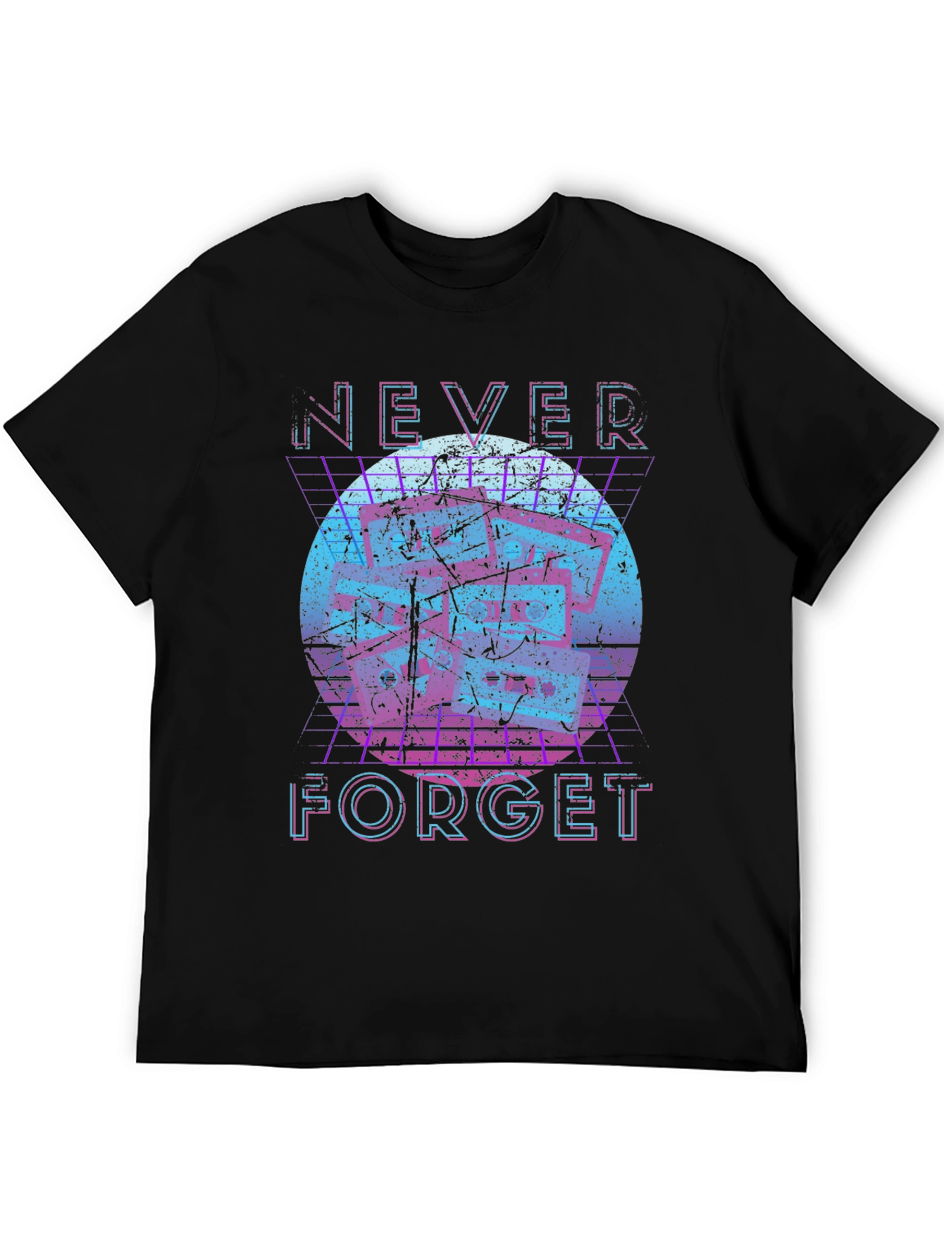 Retro Never Forget Graphic T-Shirt