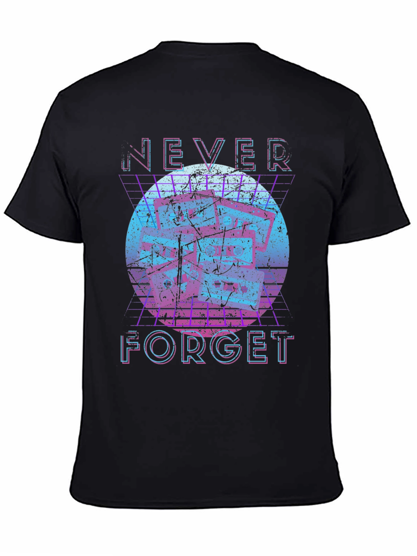 Retro Never Forget Graphic T-Shirt